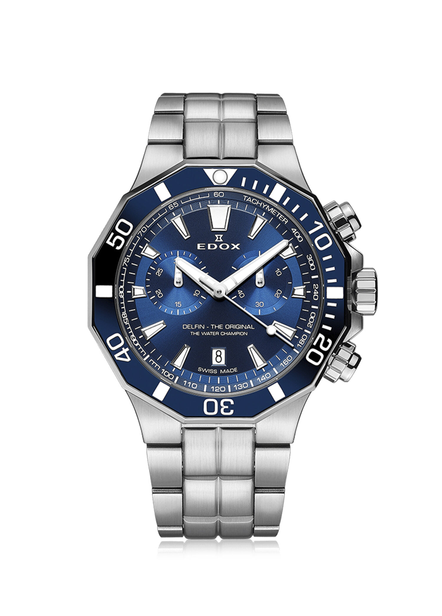 Delfin The Original Chronograph 10112-3BUM-BUIN Metal Erkek Kol Saati