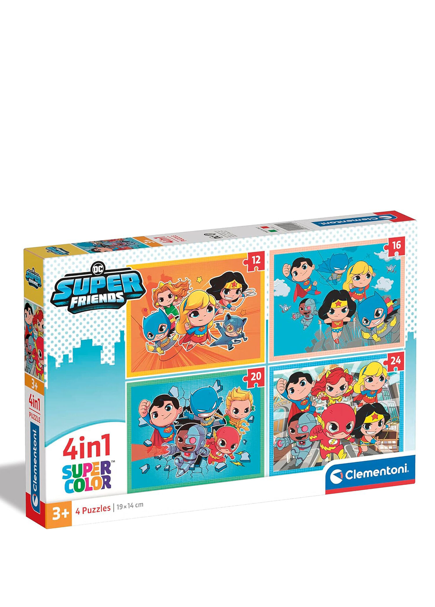 DC Super Friends 70 Parça 4 in 1 Puzzle