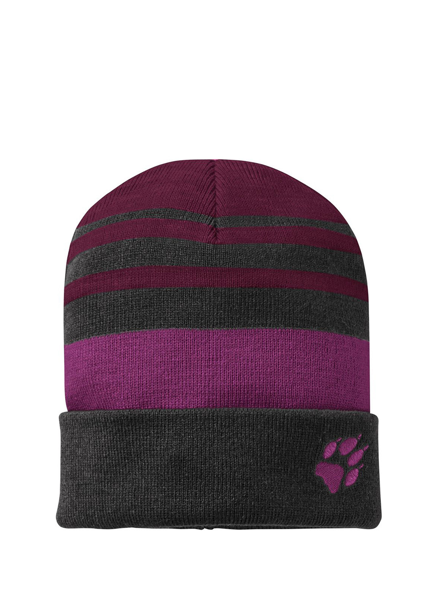 Stripy Knit Cap K Unisex Çocuk Bere