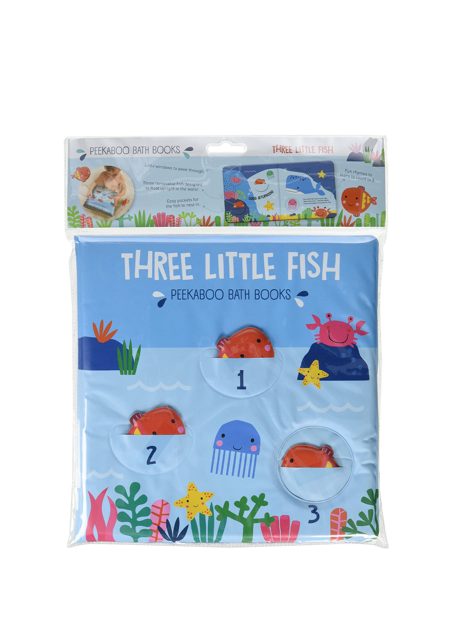 Peekaboo Bath Books Three Little Fish