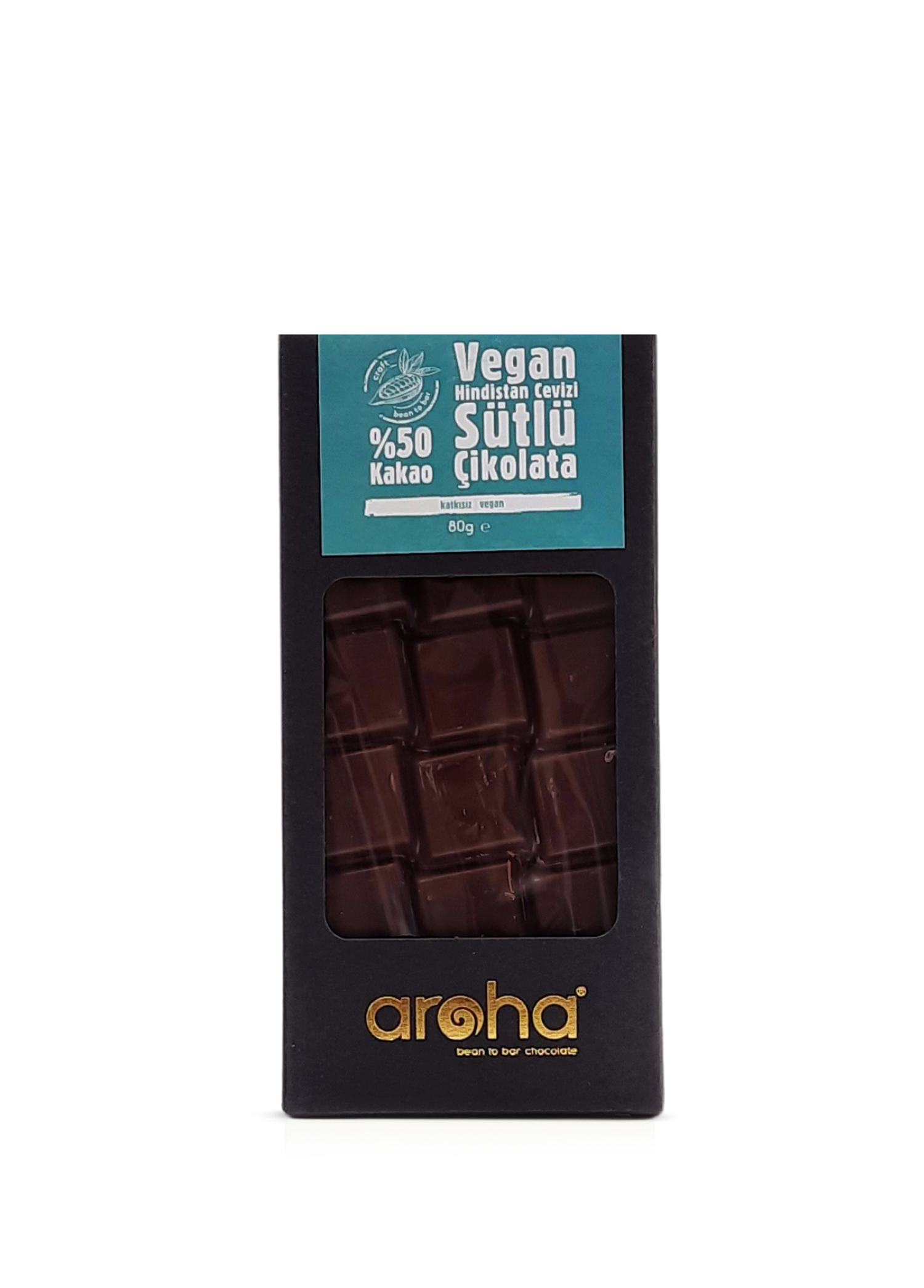 Organik Hindistan Cevizi Sütü Vegan Sütlü Çikolata 80 gr