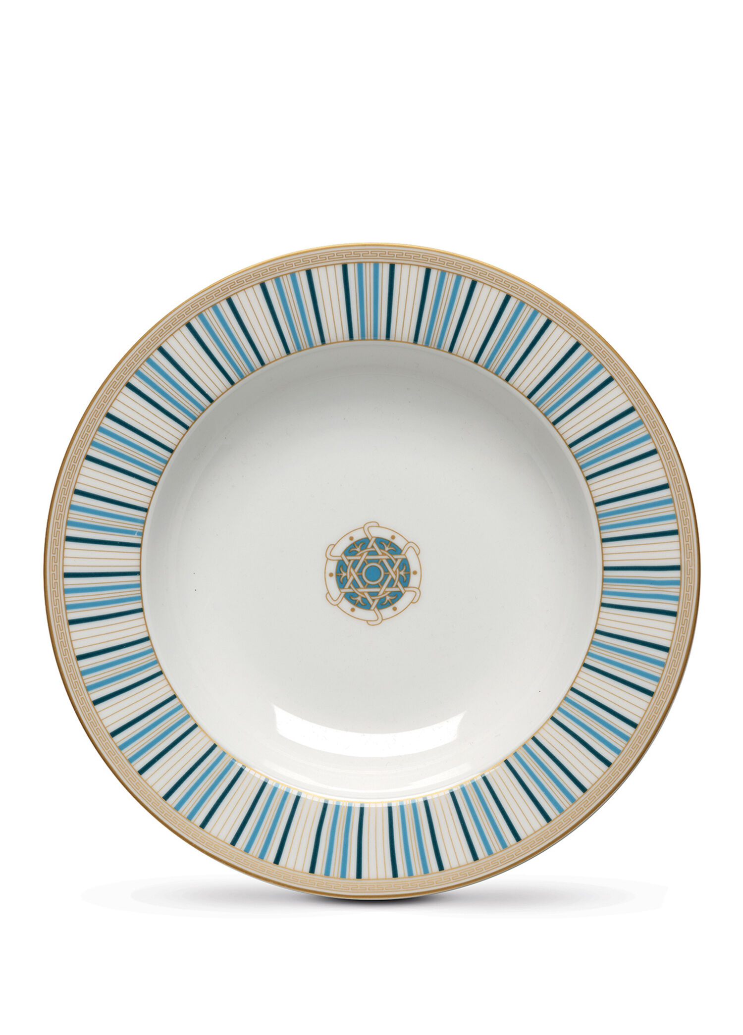 Liberty Geometrik Desenli Porselen Yemek Tabağı 21 cm