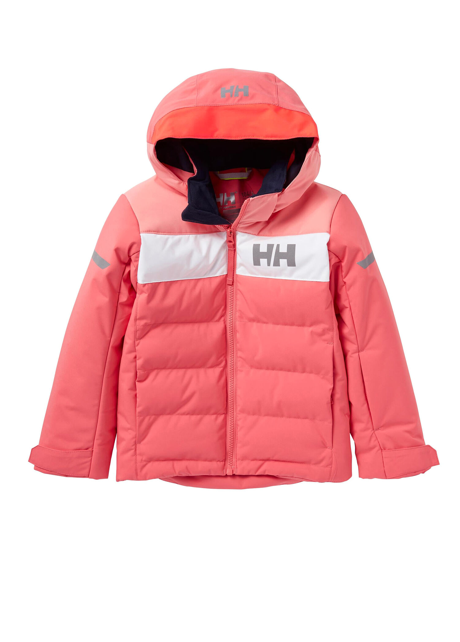 K Vertical Ins Sunset Pink Kapüşonlu Unisex Çocuk Kayak Montu