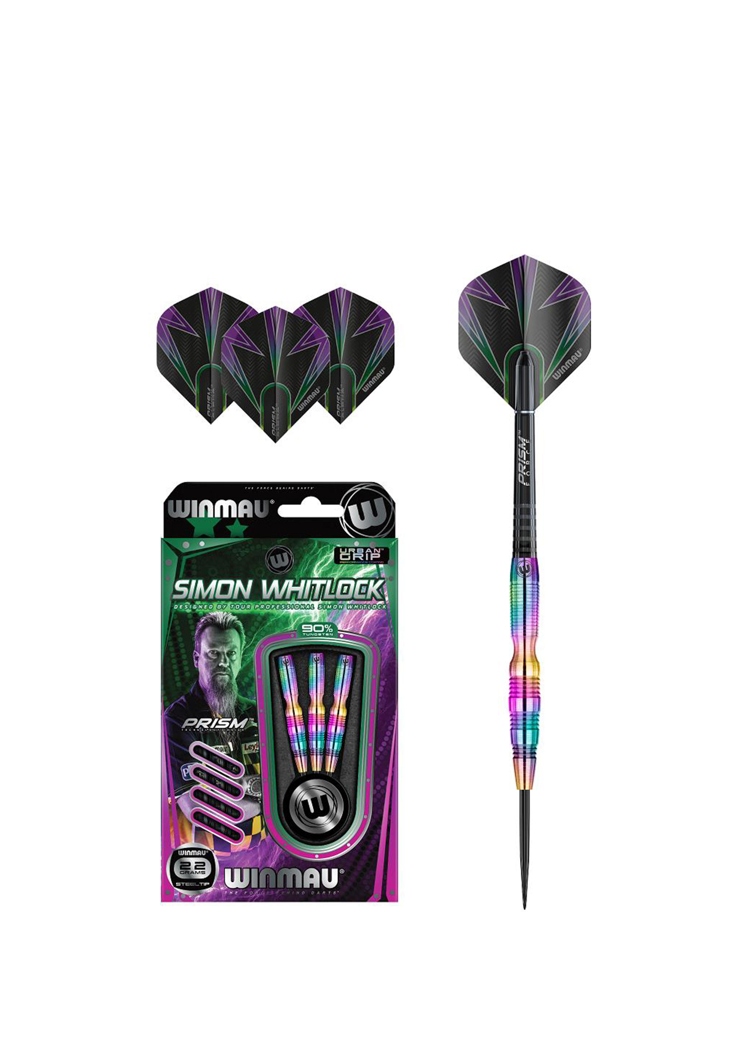 Simon Whitlock with Urban Grip Dart Oku 22 gr