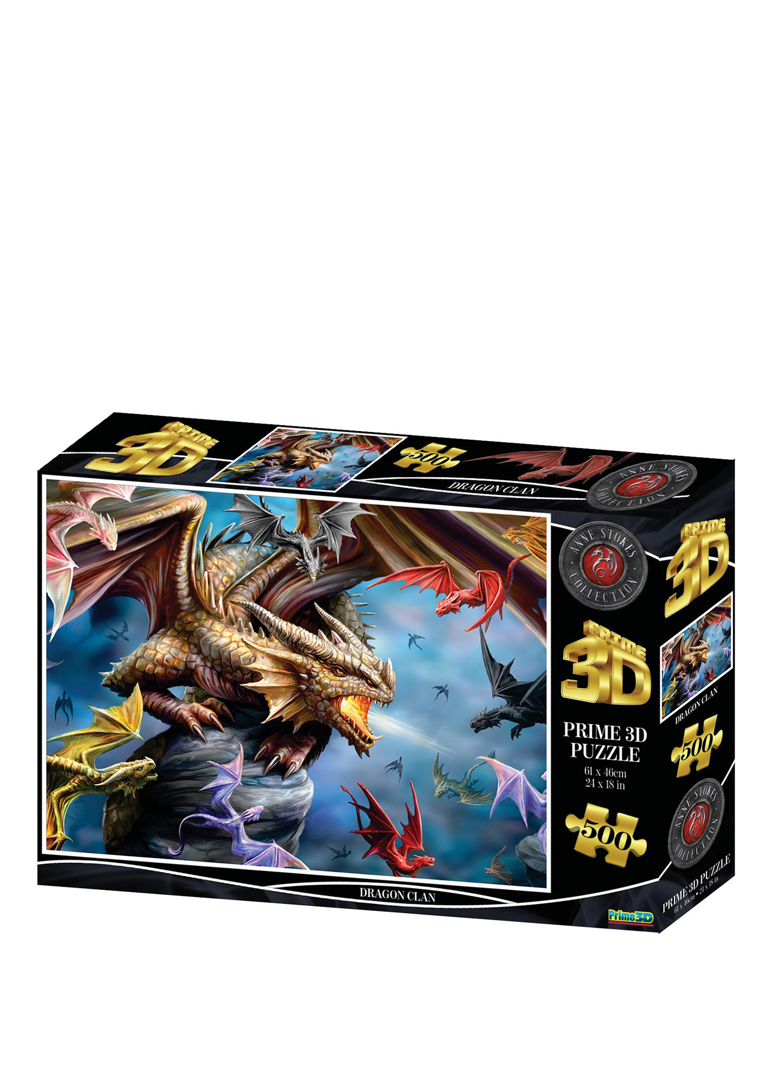 10328 Dragon Clan 500 Parça Yetişkin Puzzle