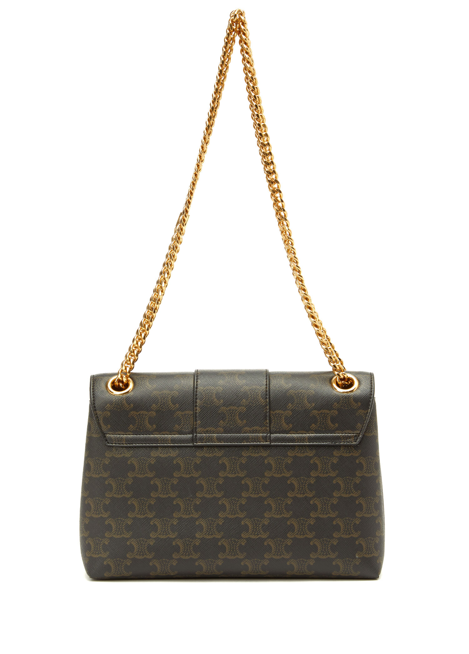 Beymen Reborn - Celine Enameled Triomphe Çanta - Kahverengi