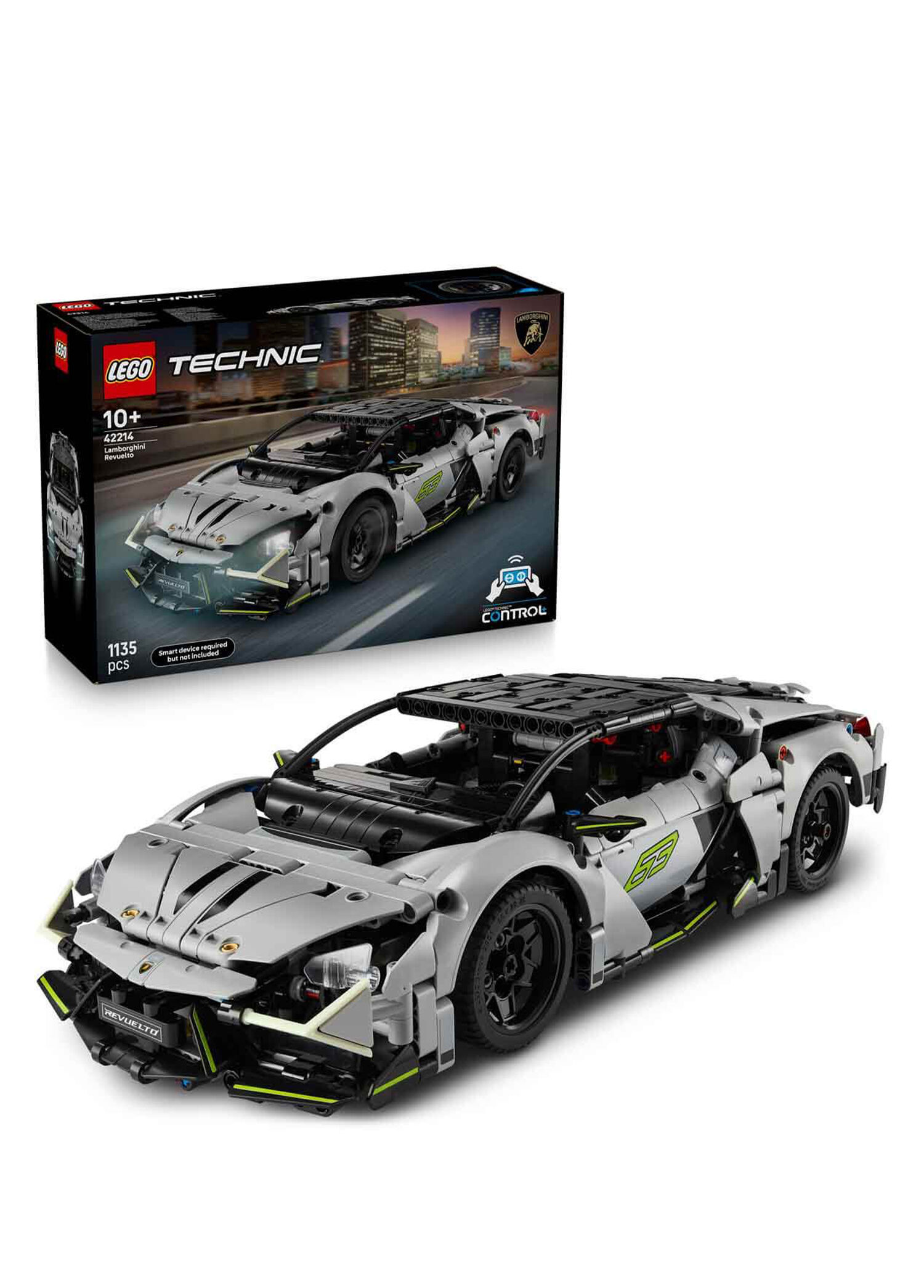 Technic Lamborghini Revuelto Süper Spor Araba 1135 Parça 10+ Yaş Yapı Oyuncağı 42214
