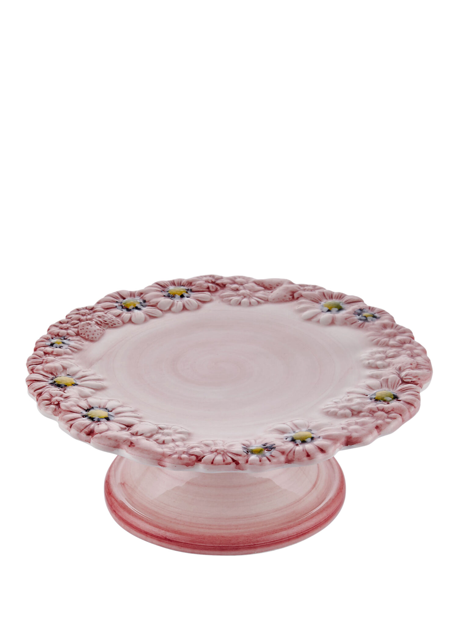 Camomilla Pembe Seramik Kek Standı