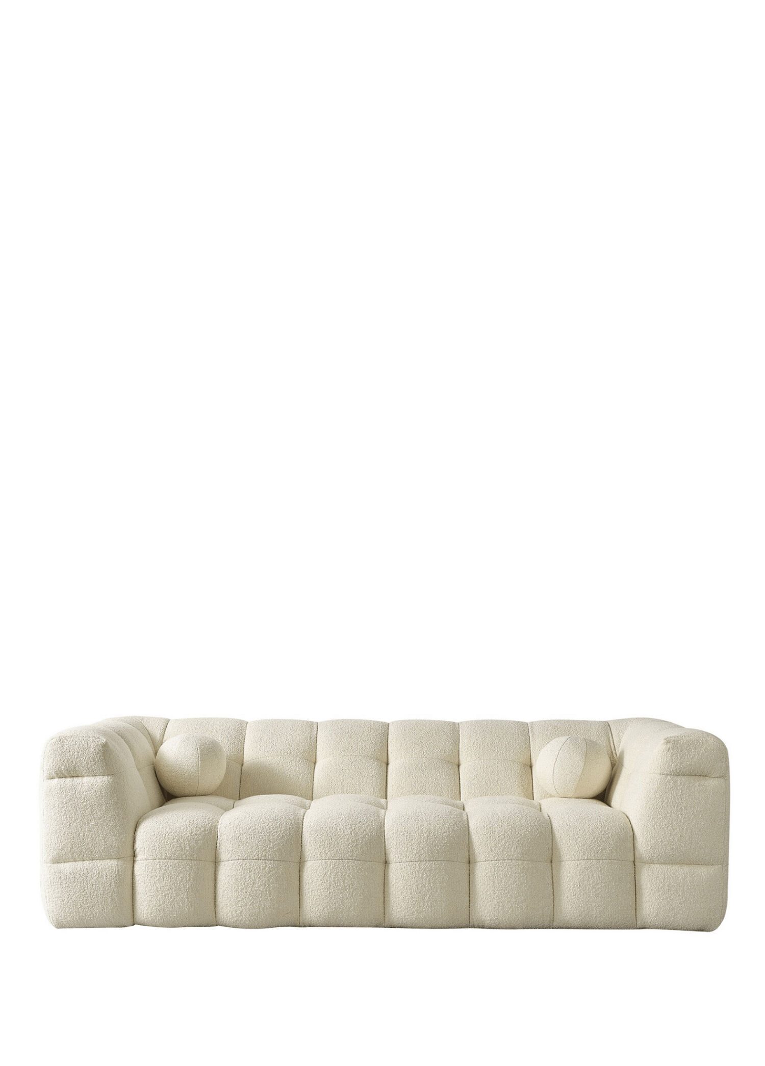 Nammos Comfort Teddy Bej Üçlü Kanepe