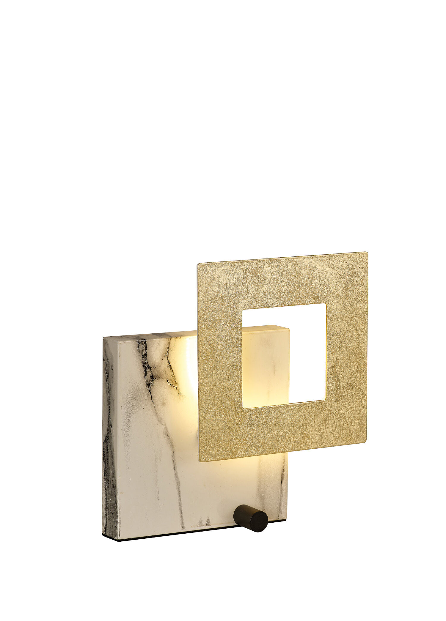 Dalıa Beyaz Metal Led Masa Lambası