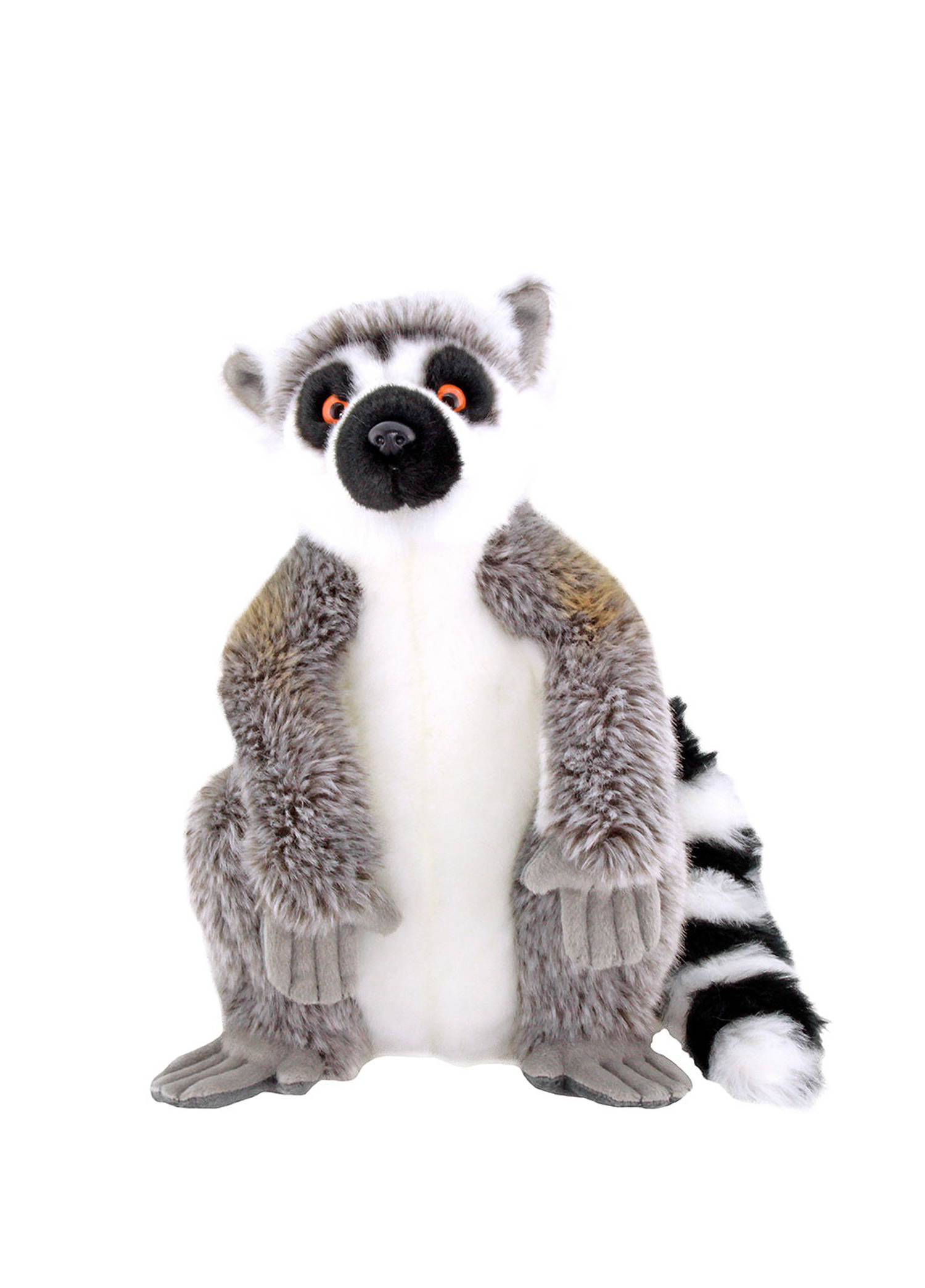 Oturan Lemur Peluş Oyuncak 28 cm