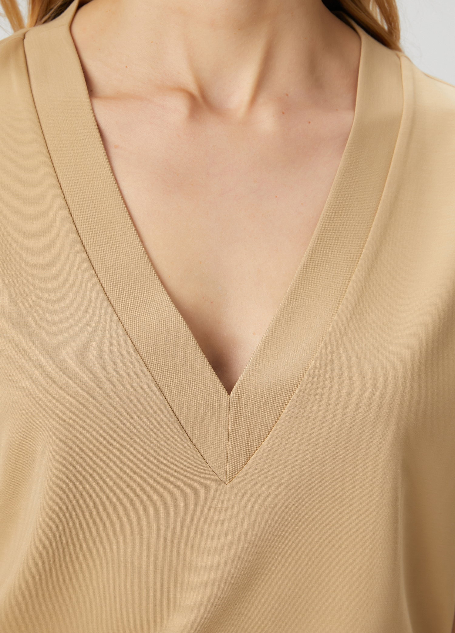 Bej Basic T-shirt_5