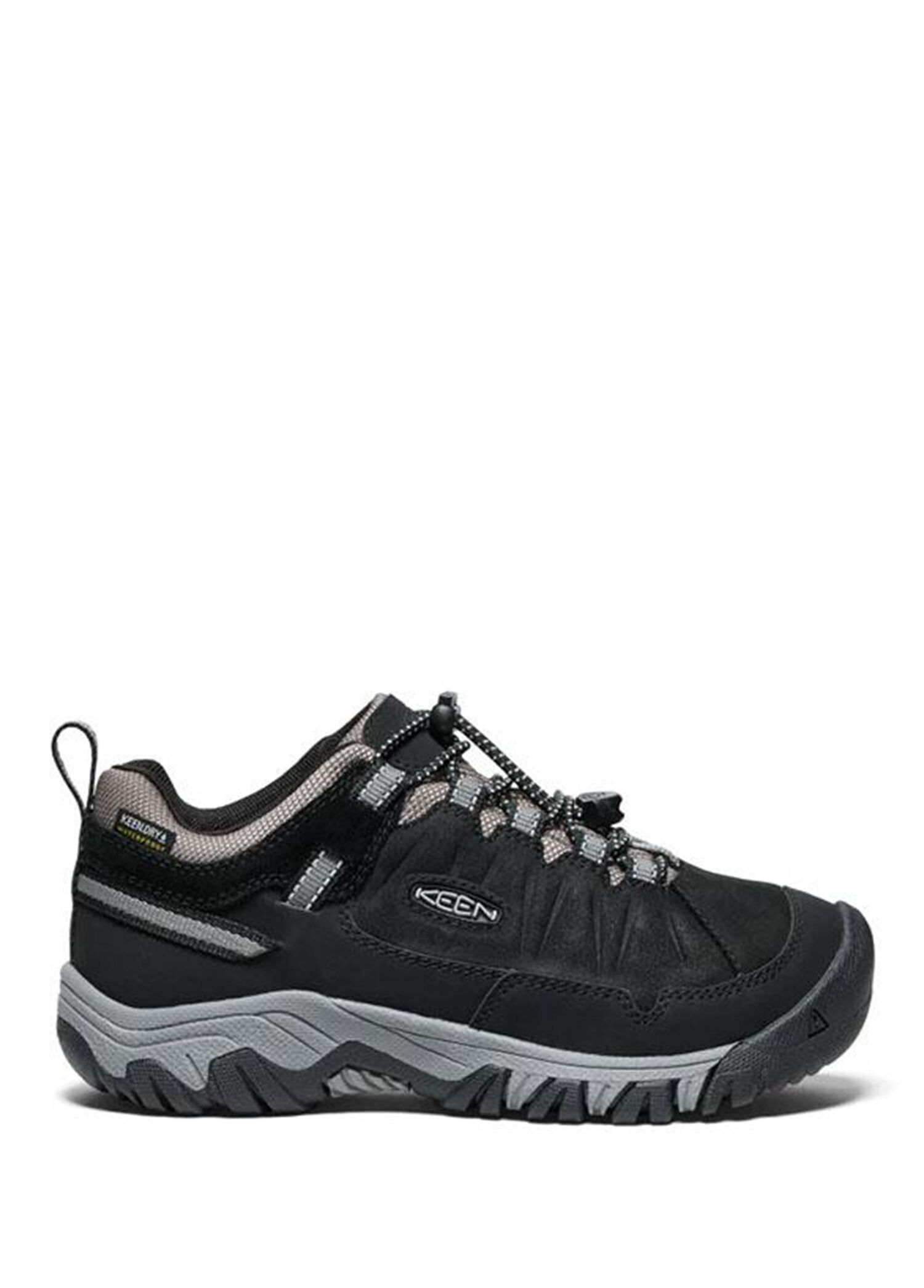 Targhee IV Black Steel Grey Su Geçirmez Unisex Çocuk Yarım Yürüyüş Botu