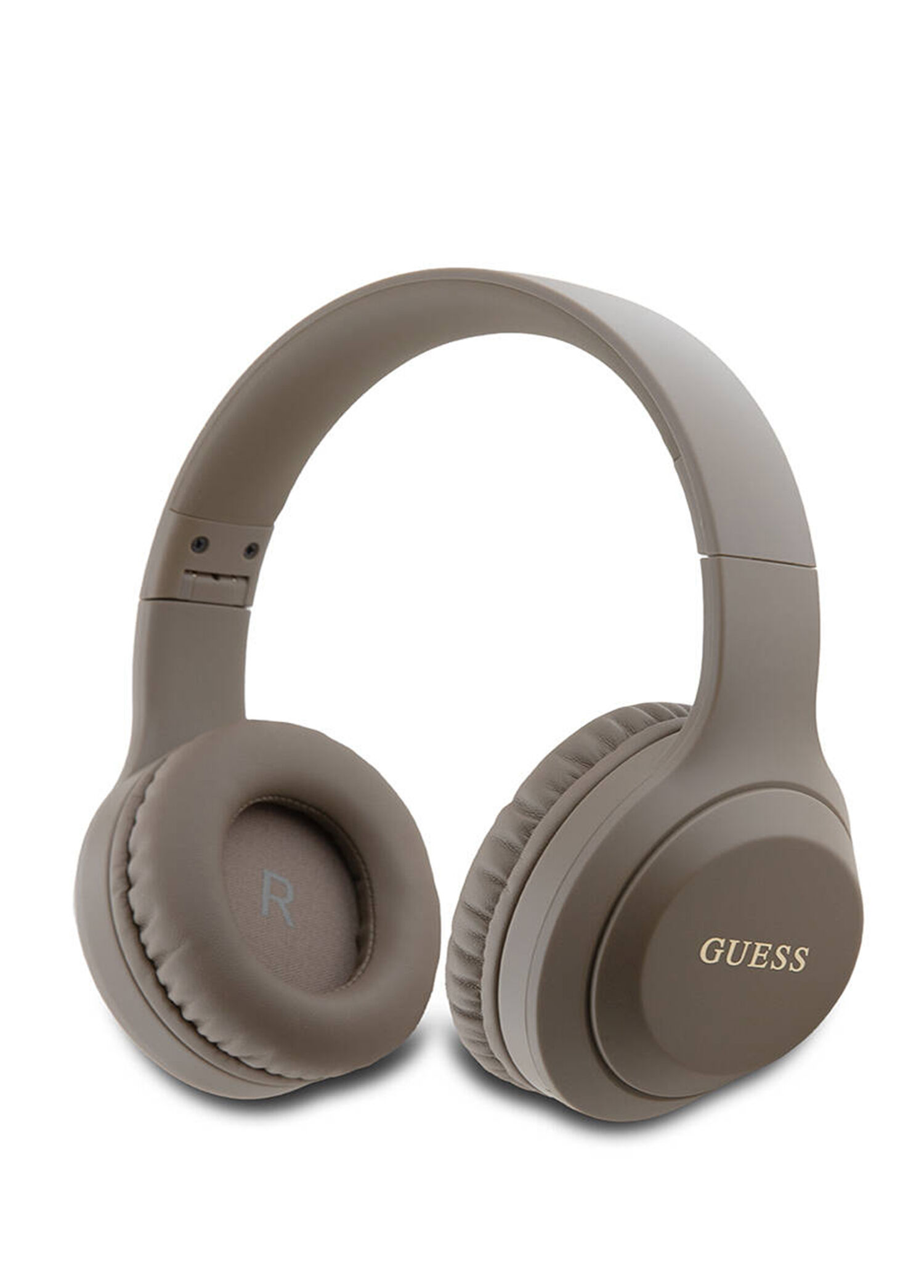 Guess - Katlanabilir Ayarlanabilir Metal Klasik Logolu Kulak Üstü Bluetooth Kulaklık - Kahverengi