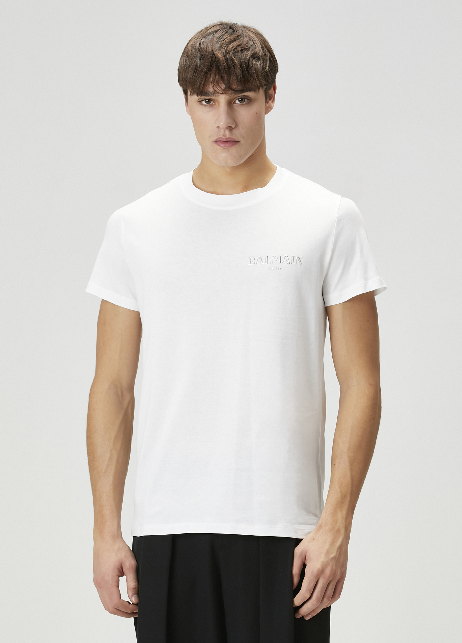 Slim Fit Beyaz T-shirt