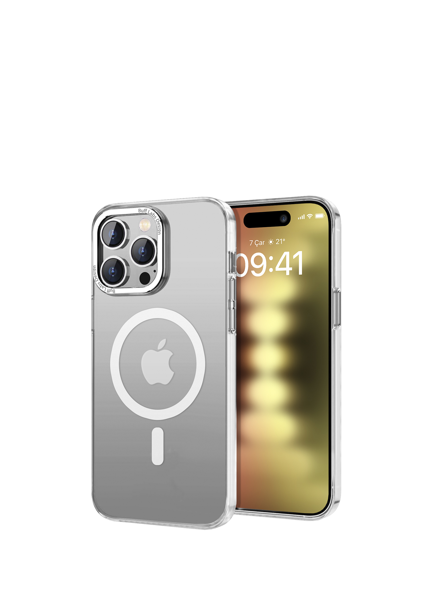 White iPhone 15 Pro TaoFit Kılıf