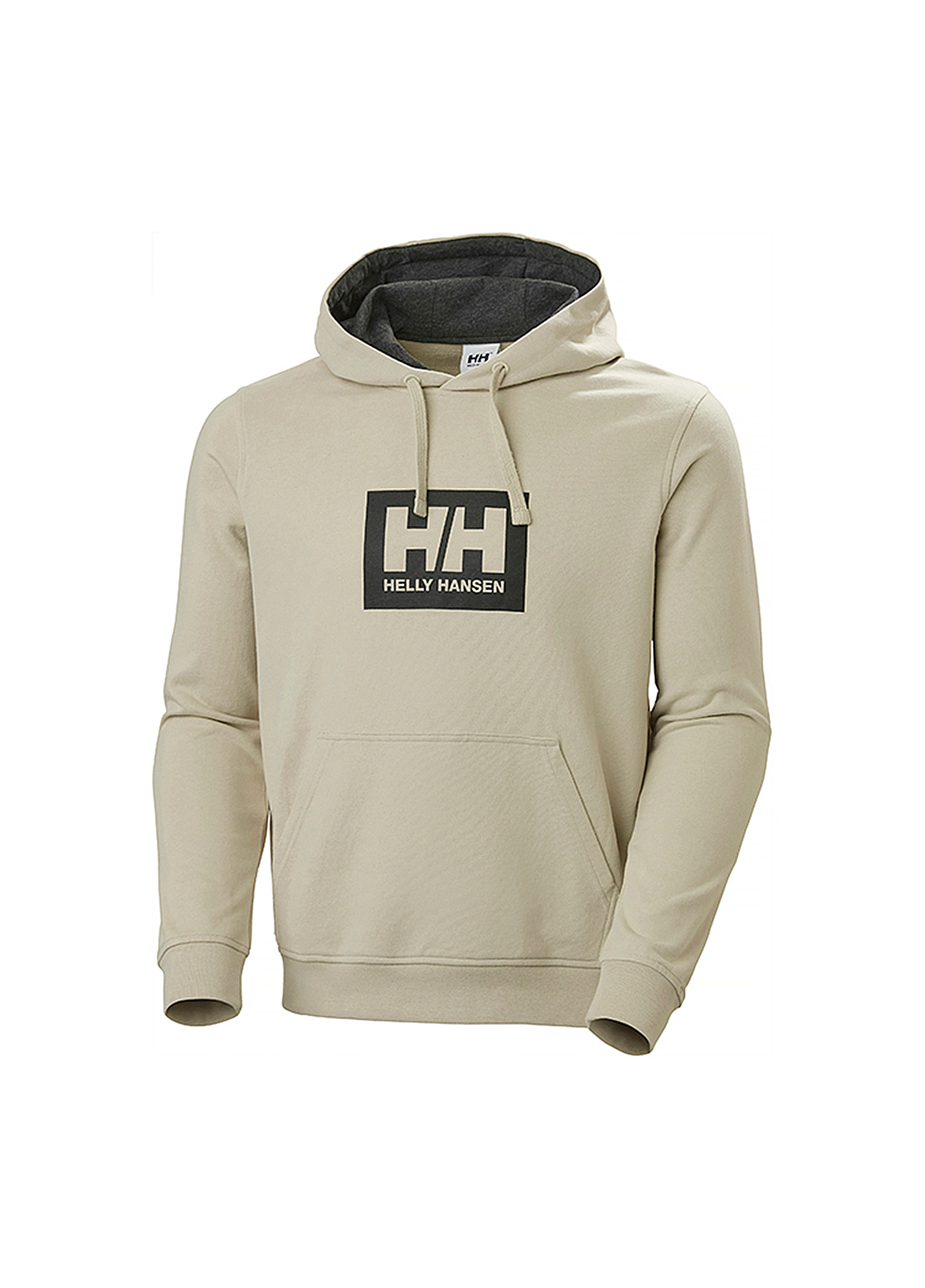 Box Kapüşonlu Gri Erkek Hoodie