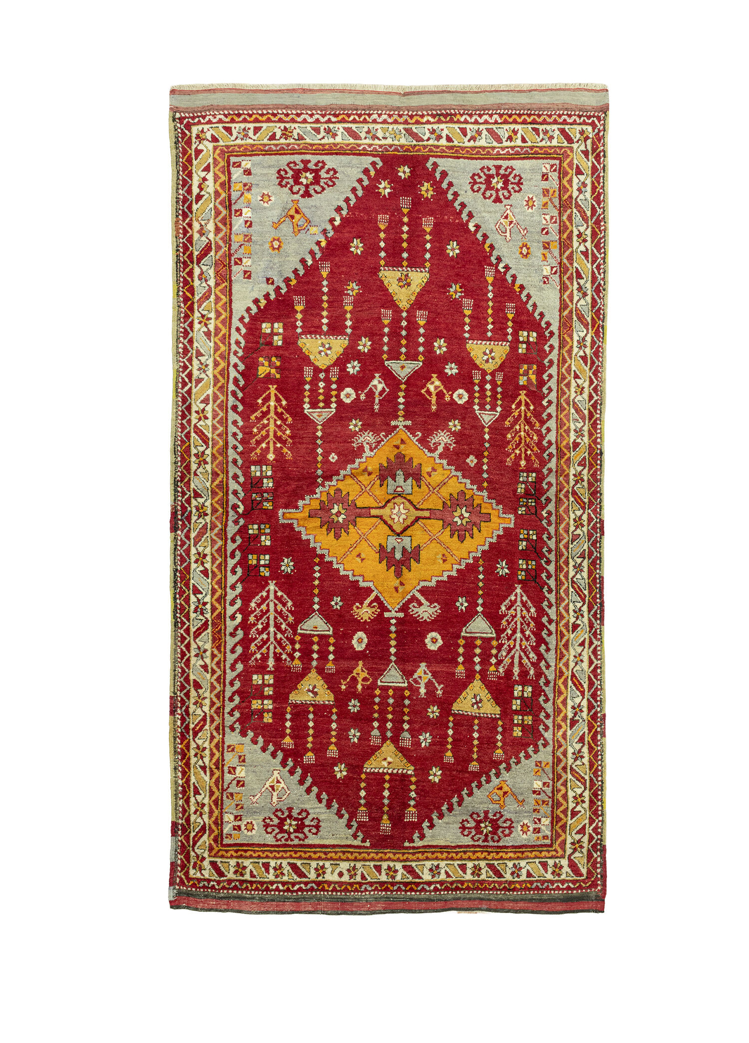 Salin Geometrik Tasarımlı Dazkırı Halı 153 x 284 cm