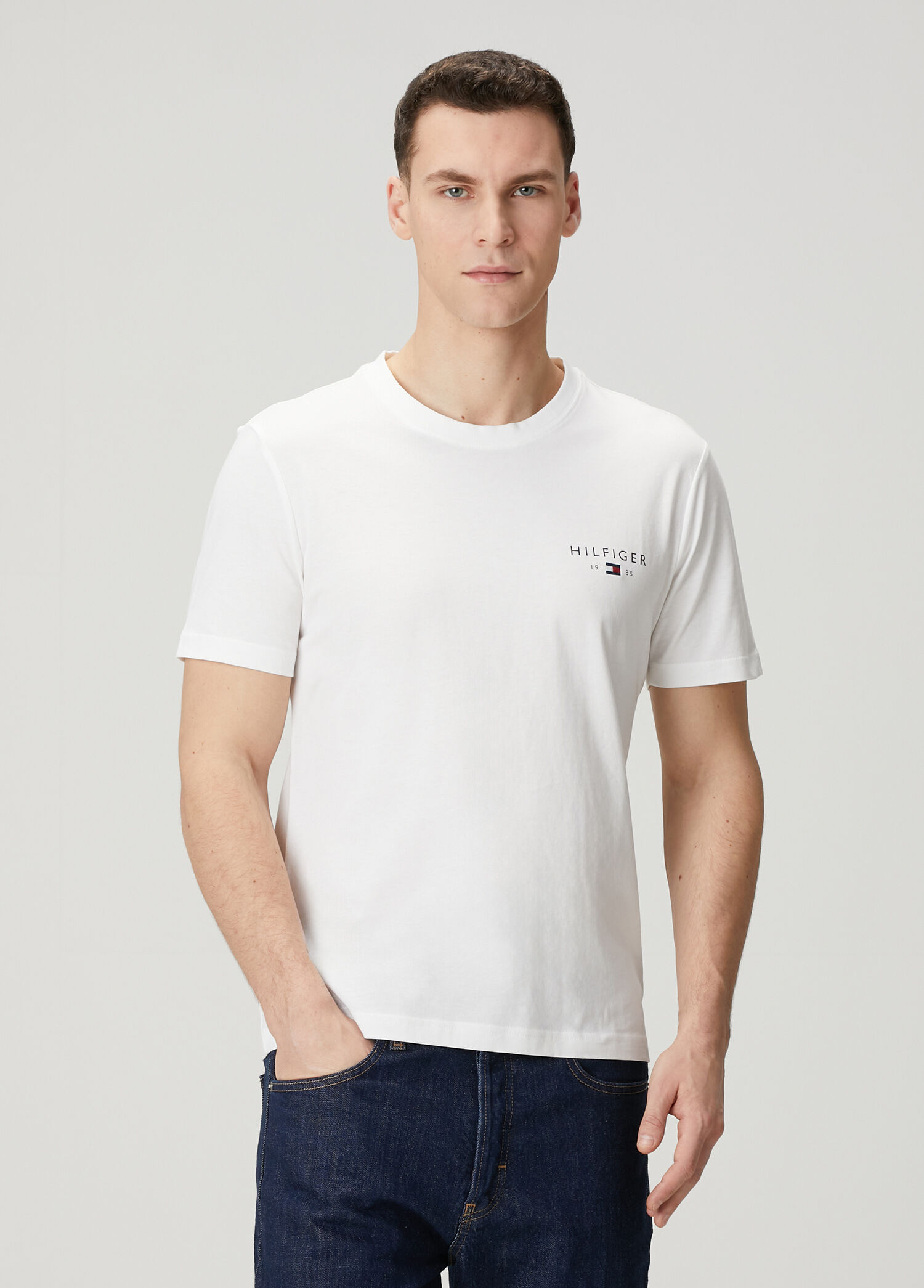Brand Love Small Beyaz T-shirt