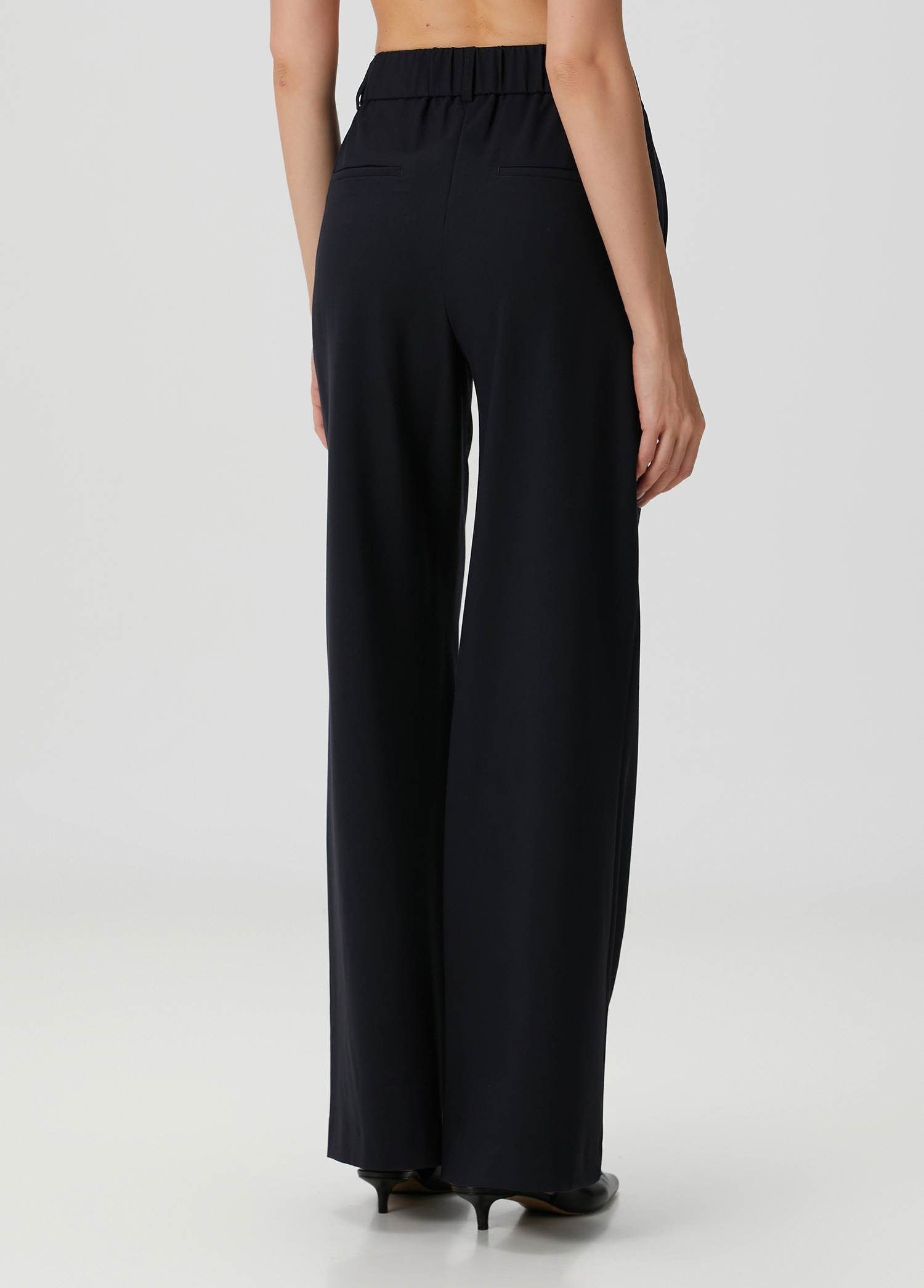 Lacivert Geniş Paça Pantolon_3