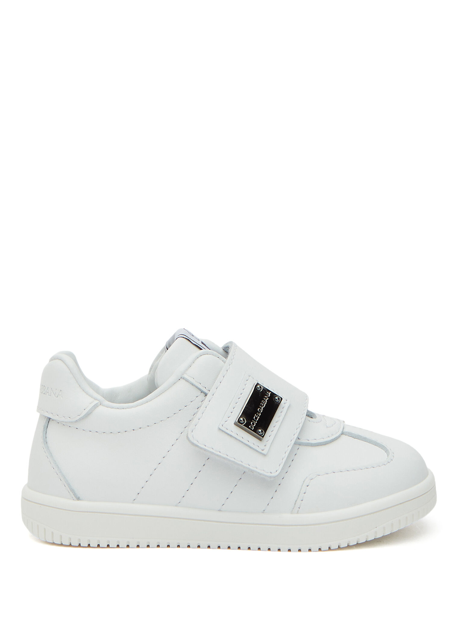 Beyaz Erkek Çocuk Deri Sneaker