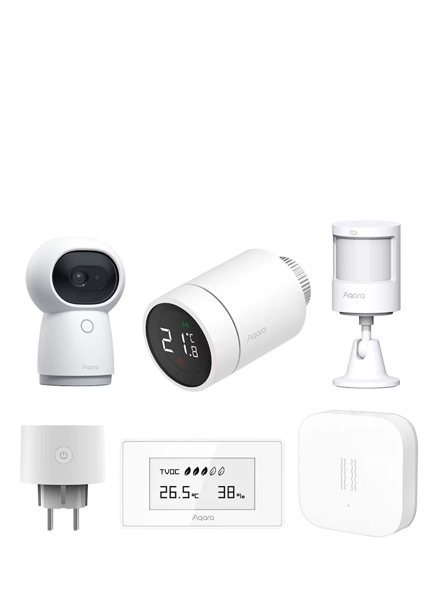 AQ-BS6B Apple Home Destekli 2K 1296p 360° Görüş Açılı Zigbee 3.0 Hub Yerleşik Akıllı Bebek Kamerası