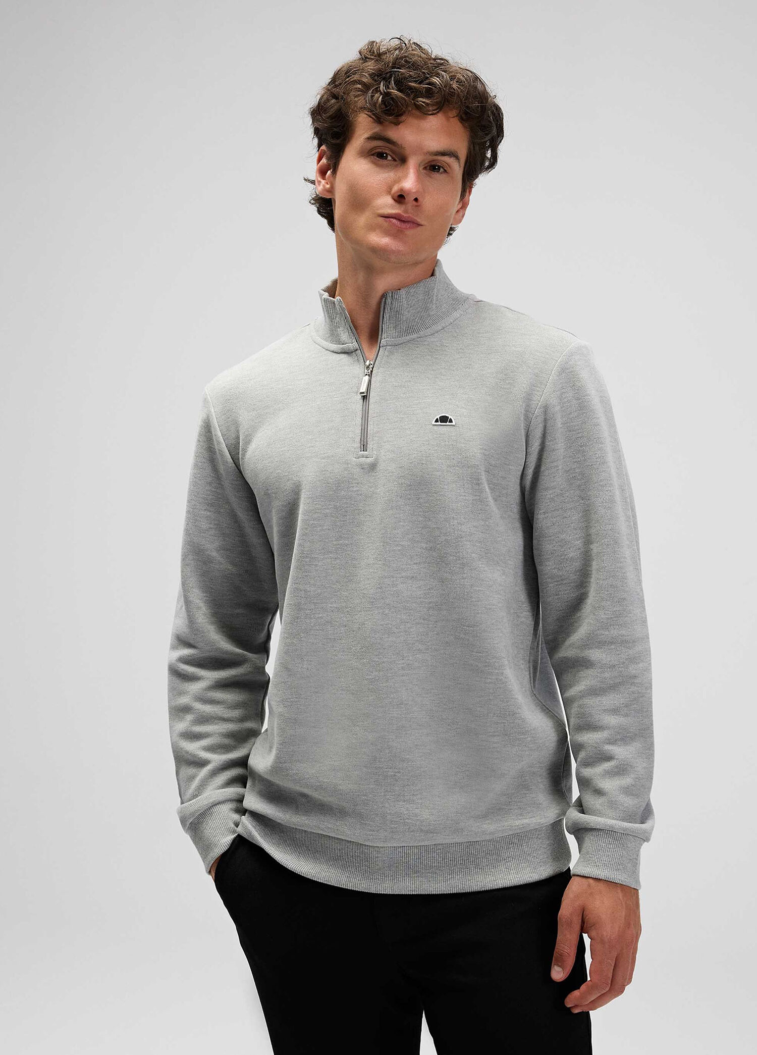 Gri Uzun Kollu Erkek Sweatshirt EM603-GR