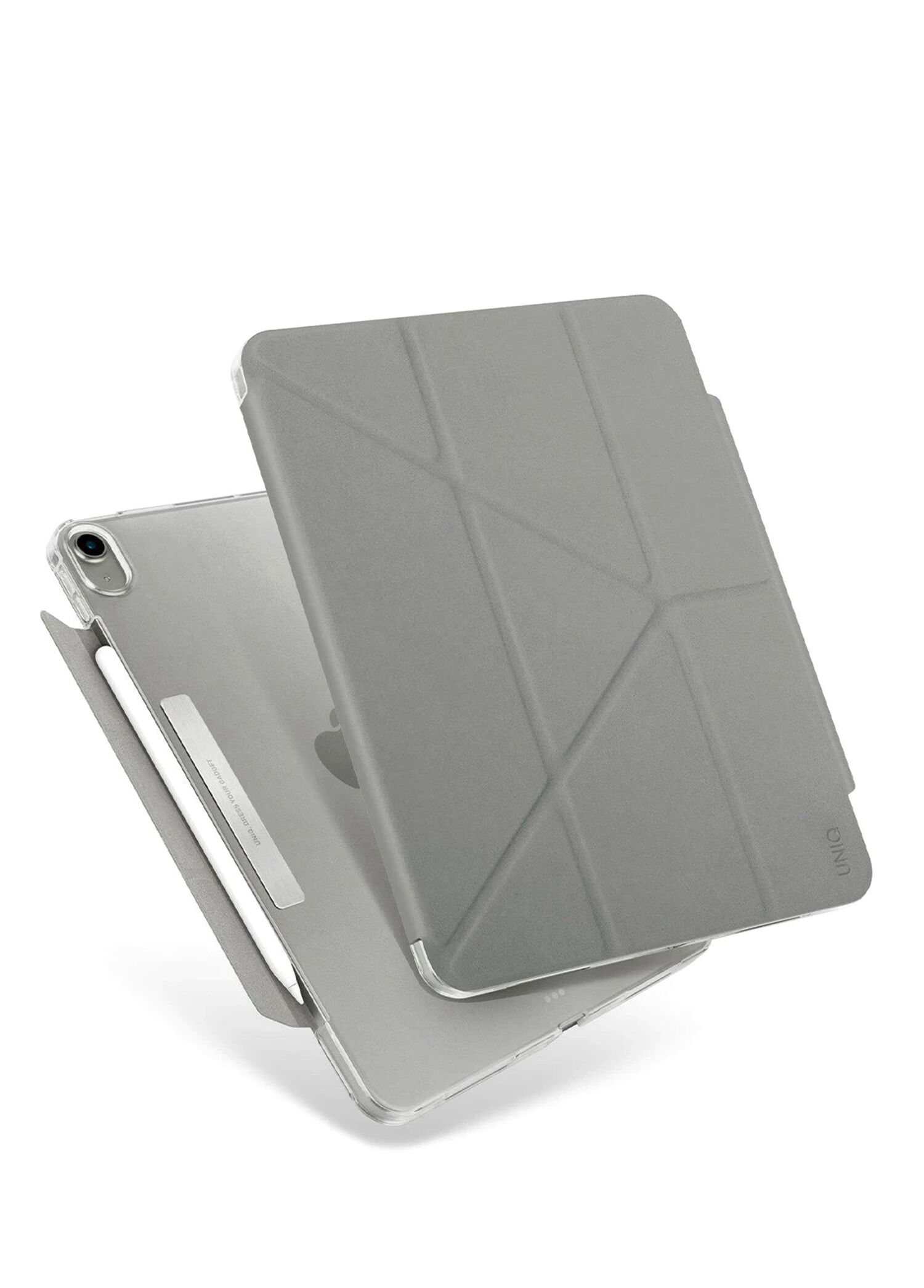 Camden iPad Air 4 10,9 Katlanabilir Gri Tablet Kılıfı