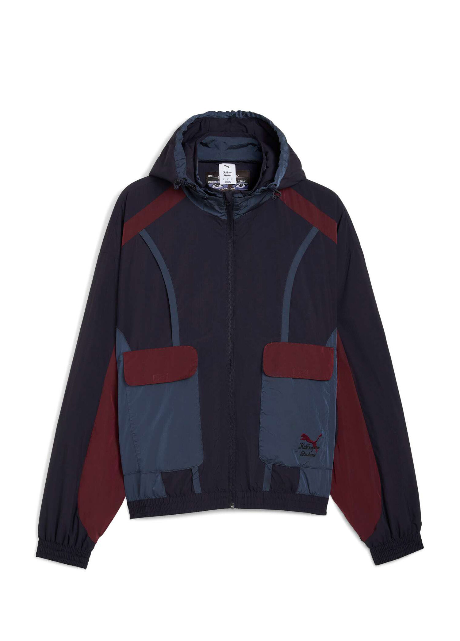 Kidsuper New Navy Dolgulu Hafif Kapüşonlu Erkek Ceket