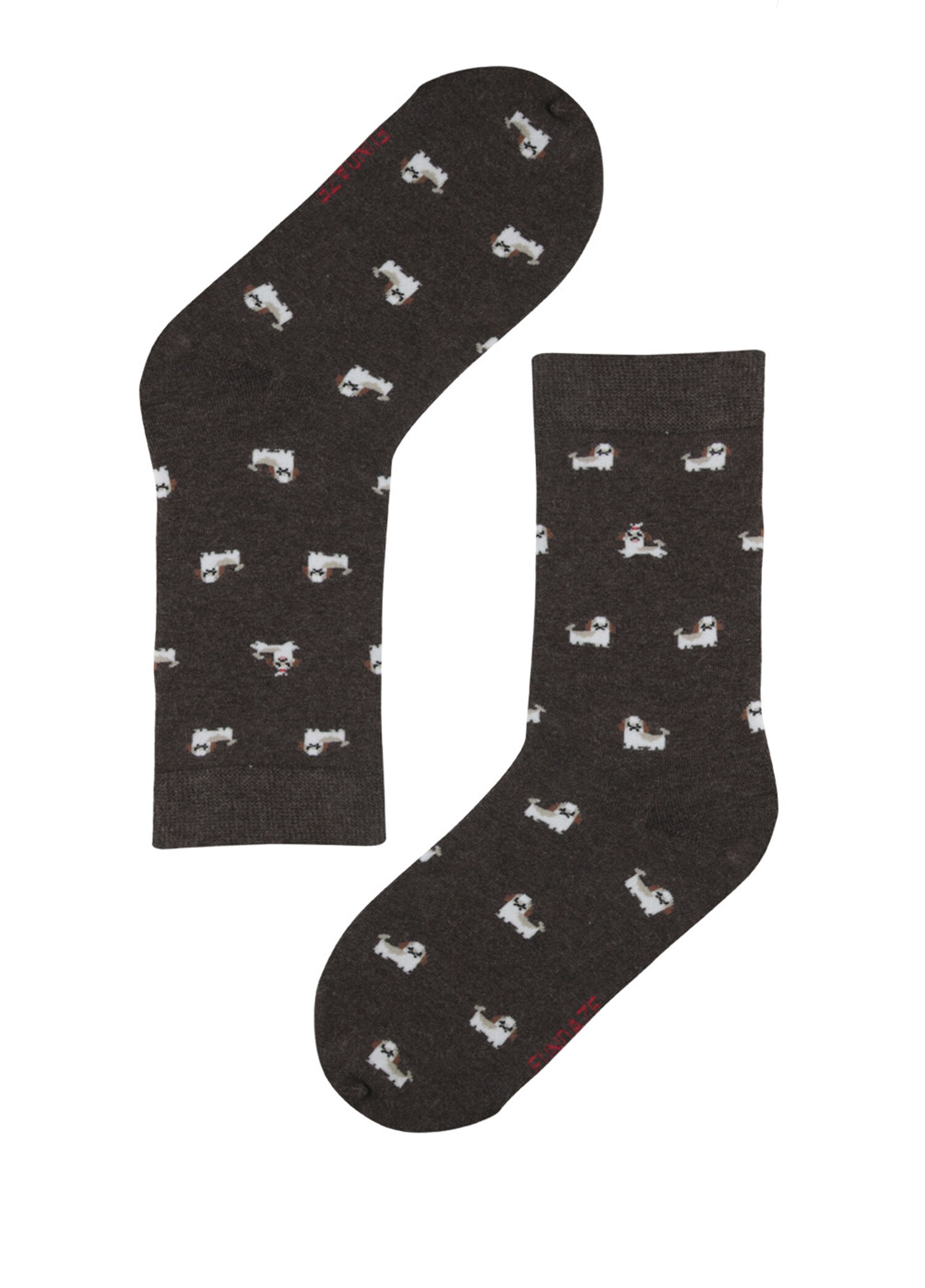 ShihTsu Desenli Bambu Unisex Çorap