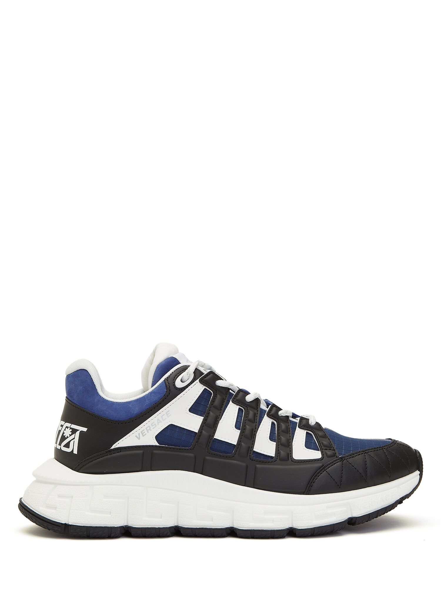 Versace Lacivert-Beyaz Erkek Trigreca Colorblocked Erkek Sneaker