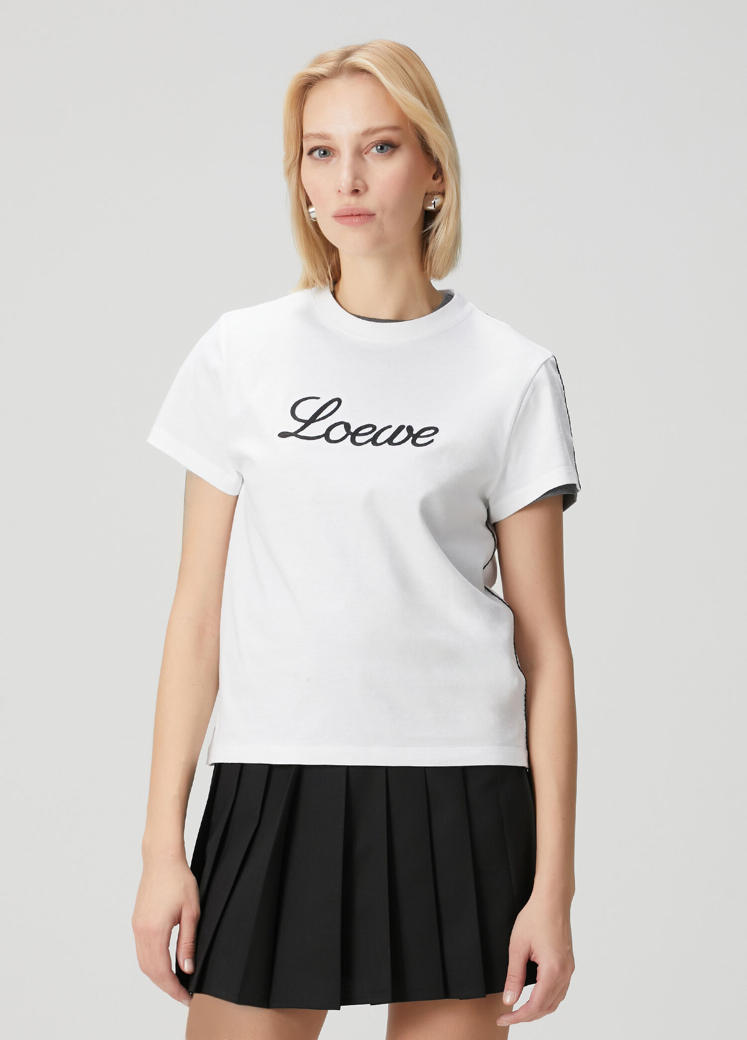 Loewe Beyaz Kadın Beyaz Logolu T-shirt 1884182 | Beymen