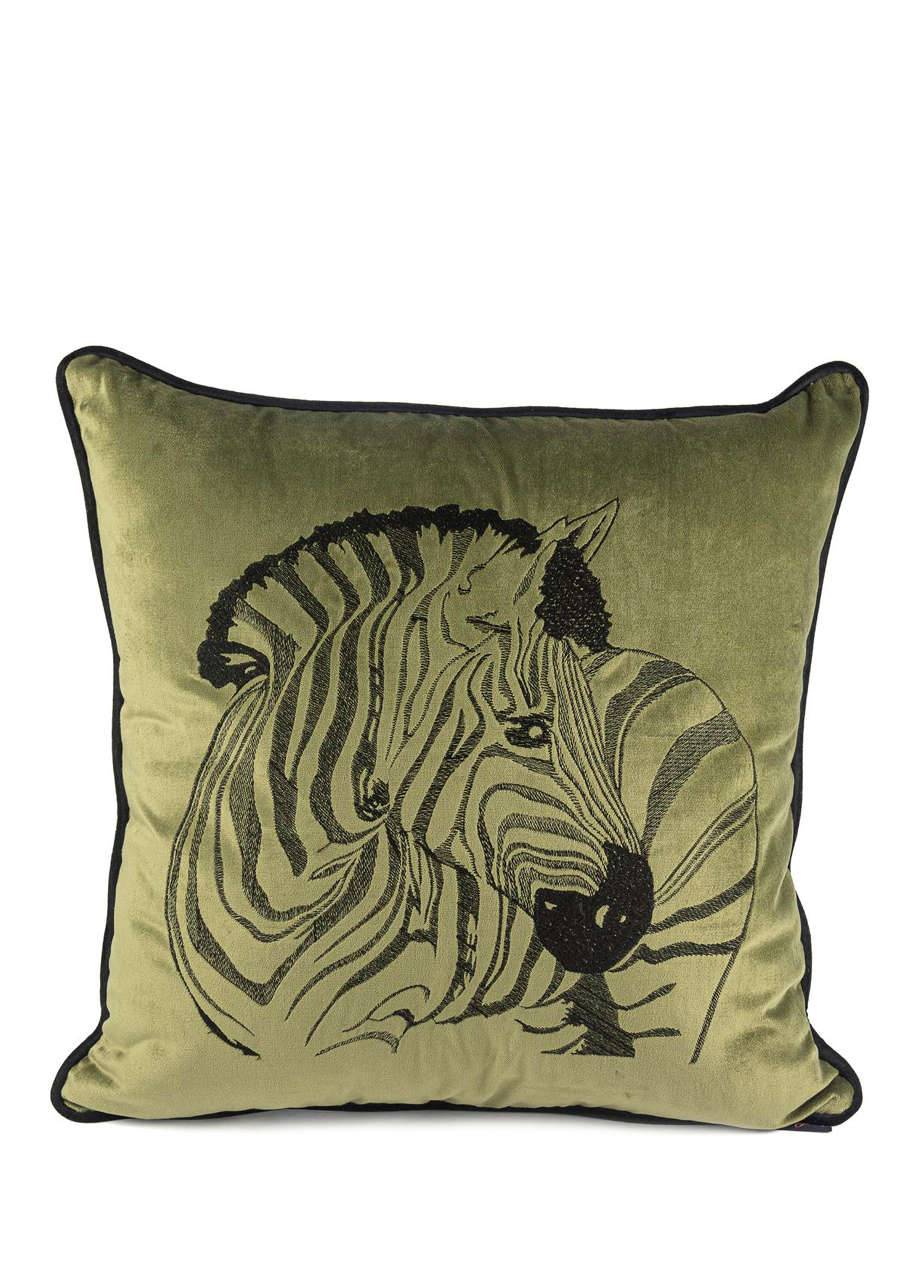 Zebra Yeşil Yastık Kırlent 55x55 cm