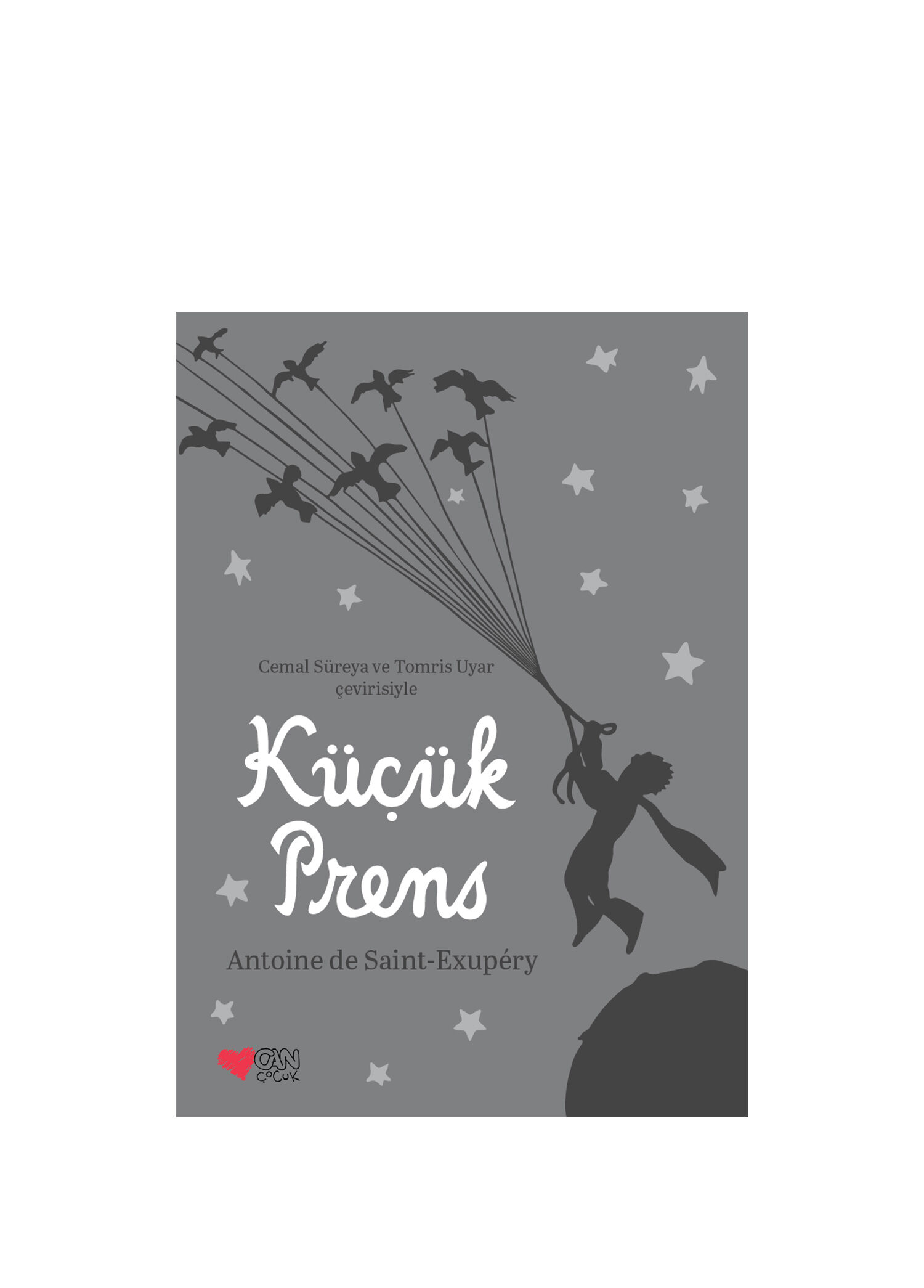 Küçük Prens Gri Özel Baskı