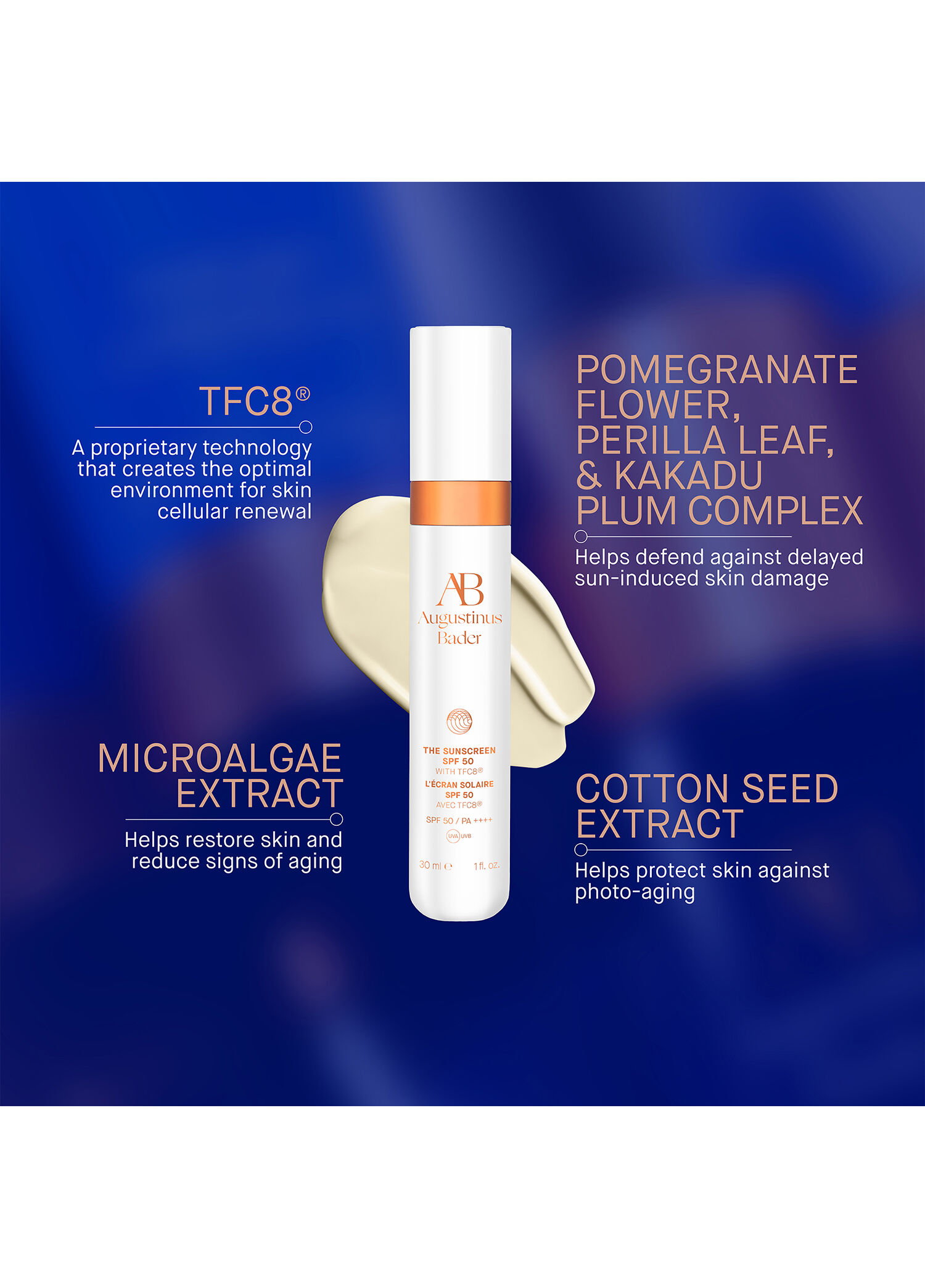 Augustinus Bader - The Sunscreen SPF50 30 ml -