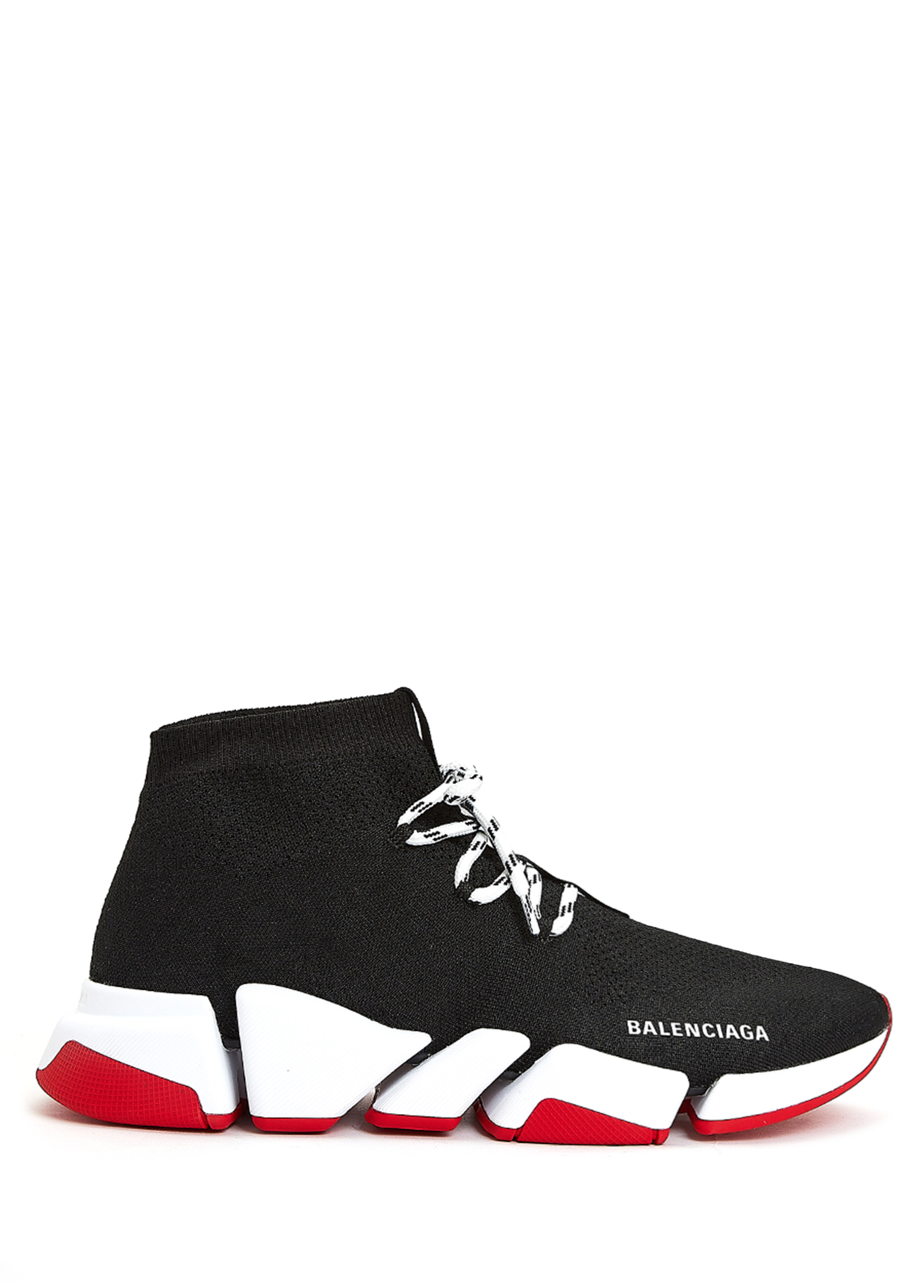 Balenciaga - Speed 2 0 Lace Up Siyah Erkek Sneaker - Red-Black