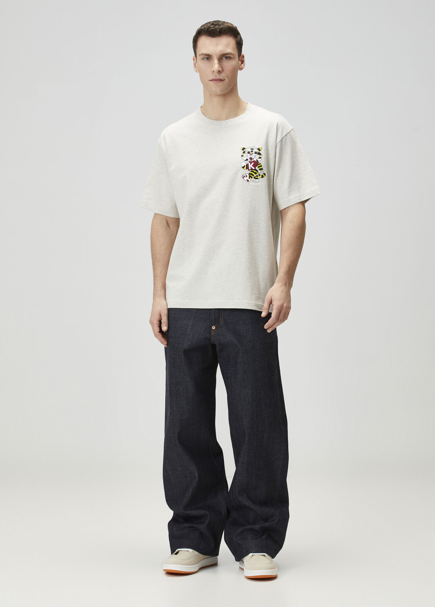 Kenzo Açık Gri Erkek Wild Tiger Açık Gri T-shirt 1885926 | Beymen