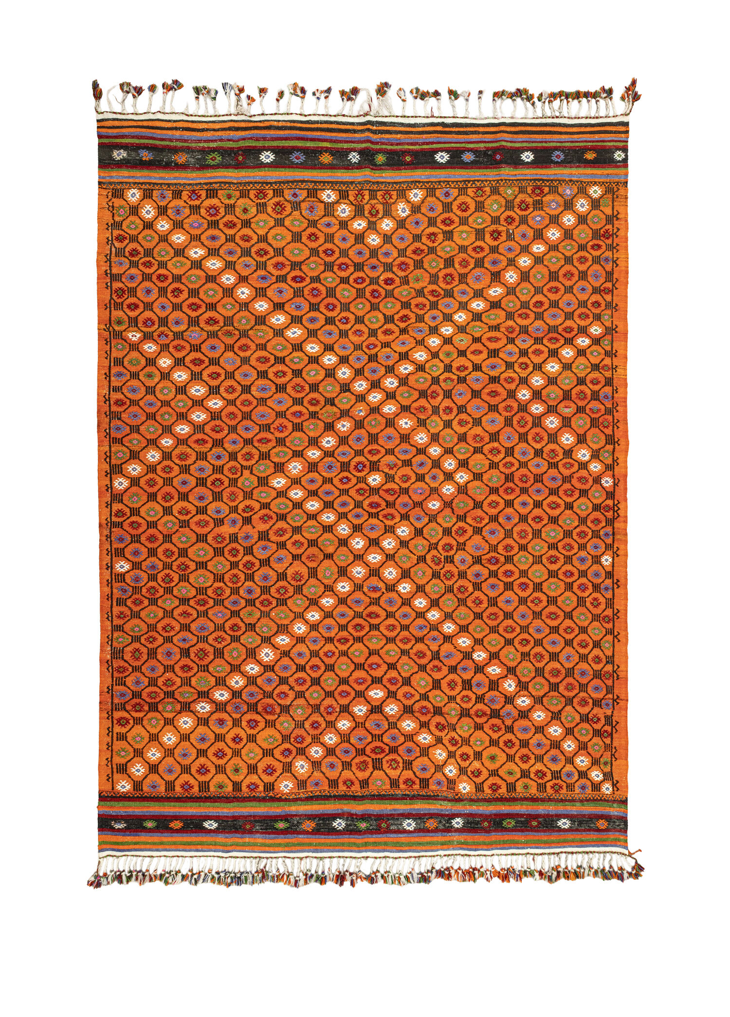 Uraz Geometrik Desenli Cicim Kilim 227 x 325 cm