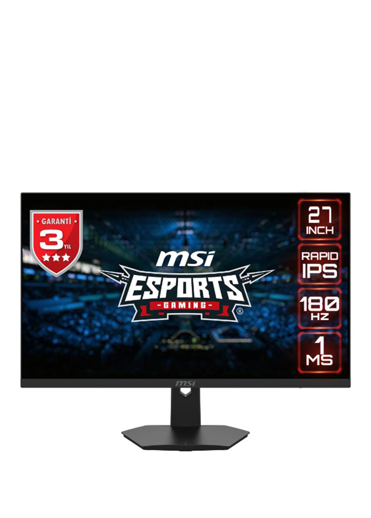 MSI - G274F 27'' FHD Flat Rapid IPS 180Hz 1Ms Adaptive-Sync Gaming