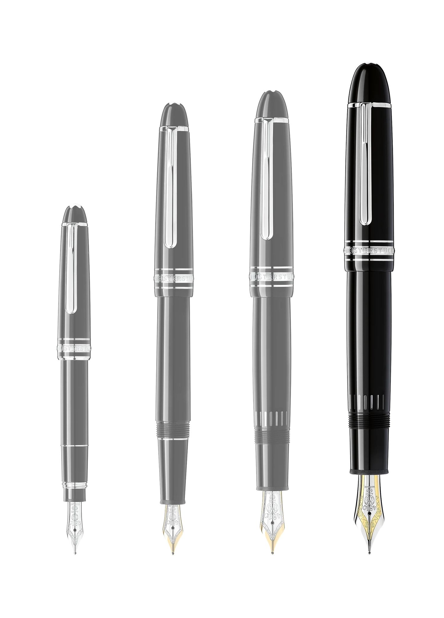 Montblanc Siyah Erkek Meisterstück 149 Platinum Coated Dolma Kalem