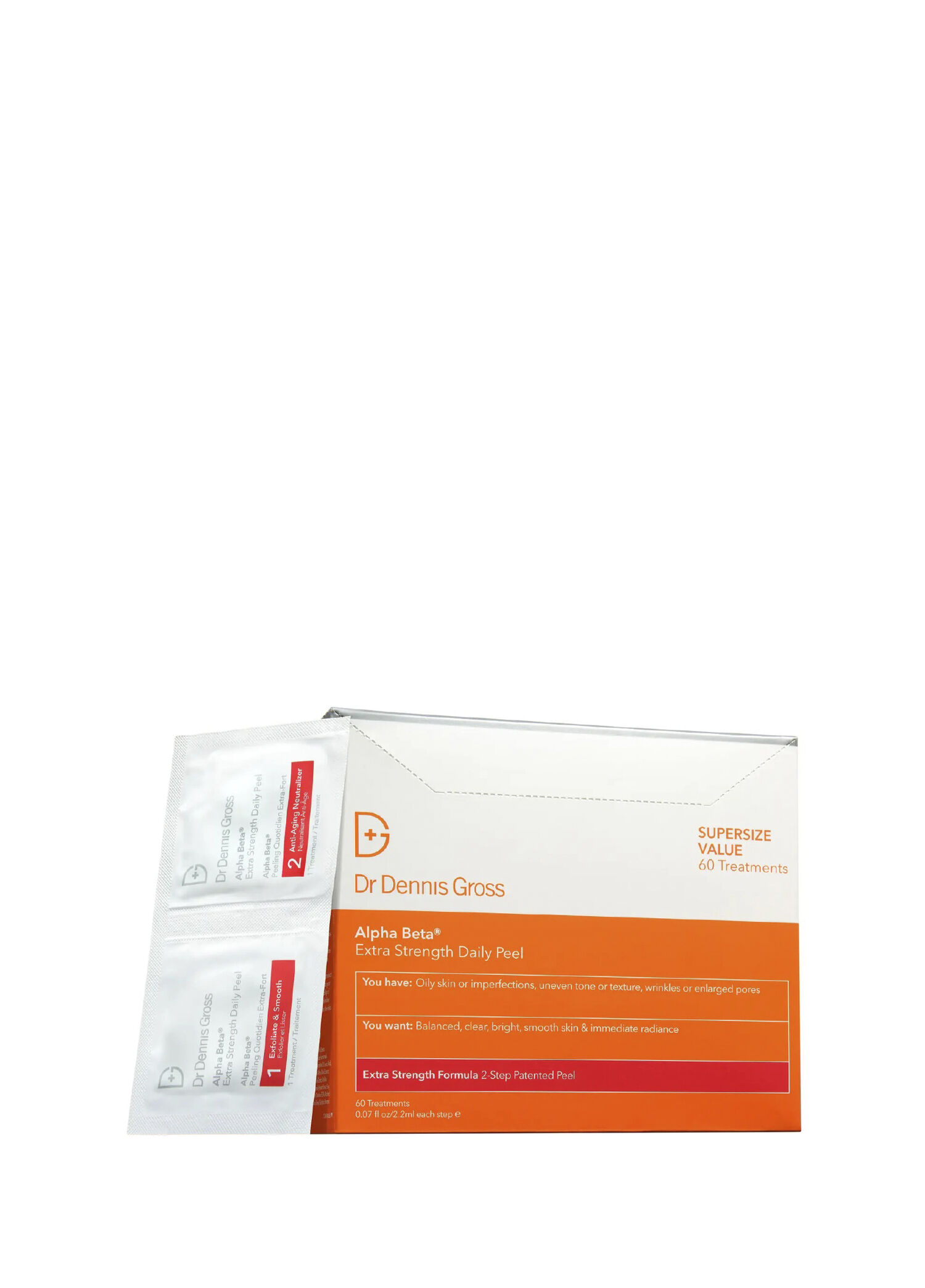 Alpha Beta Extra Strength Daily Peel 60 Paket Cilt Bakım Peeling Seti