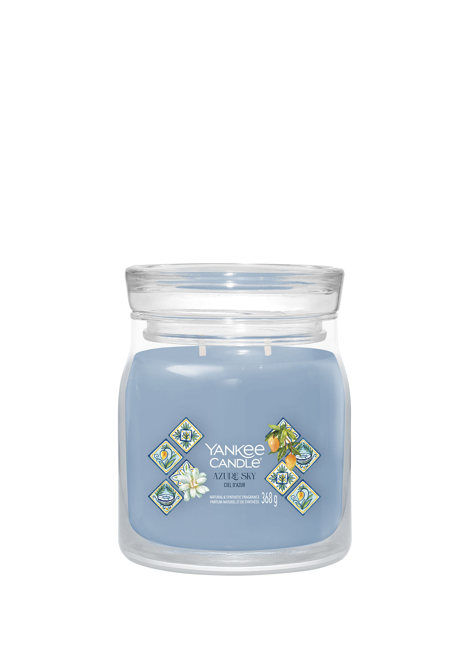 Azure Sky Mavi Orta Boy Kokulu Mum 368 gr