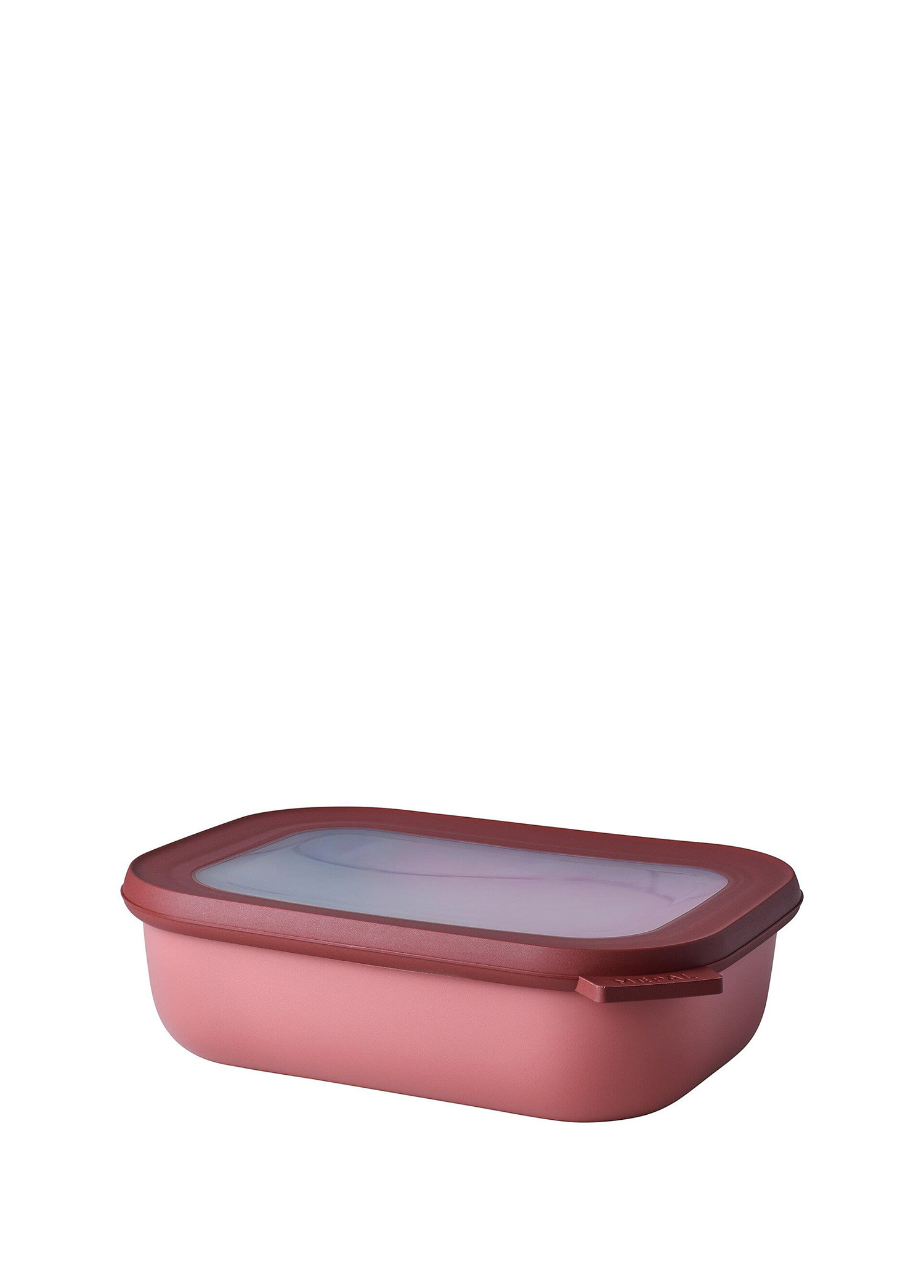 Multi Bowl Cirqula Rectangular Pembe Plastik Yemek Kabı