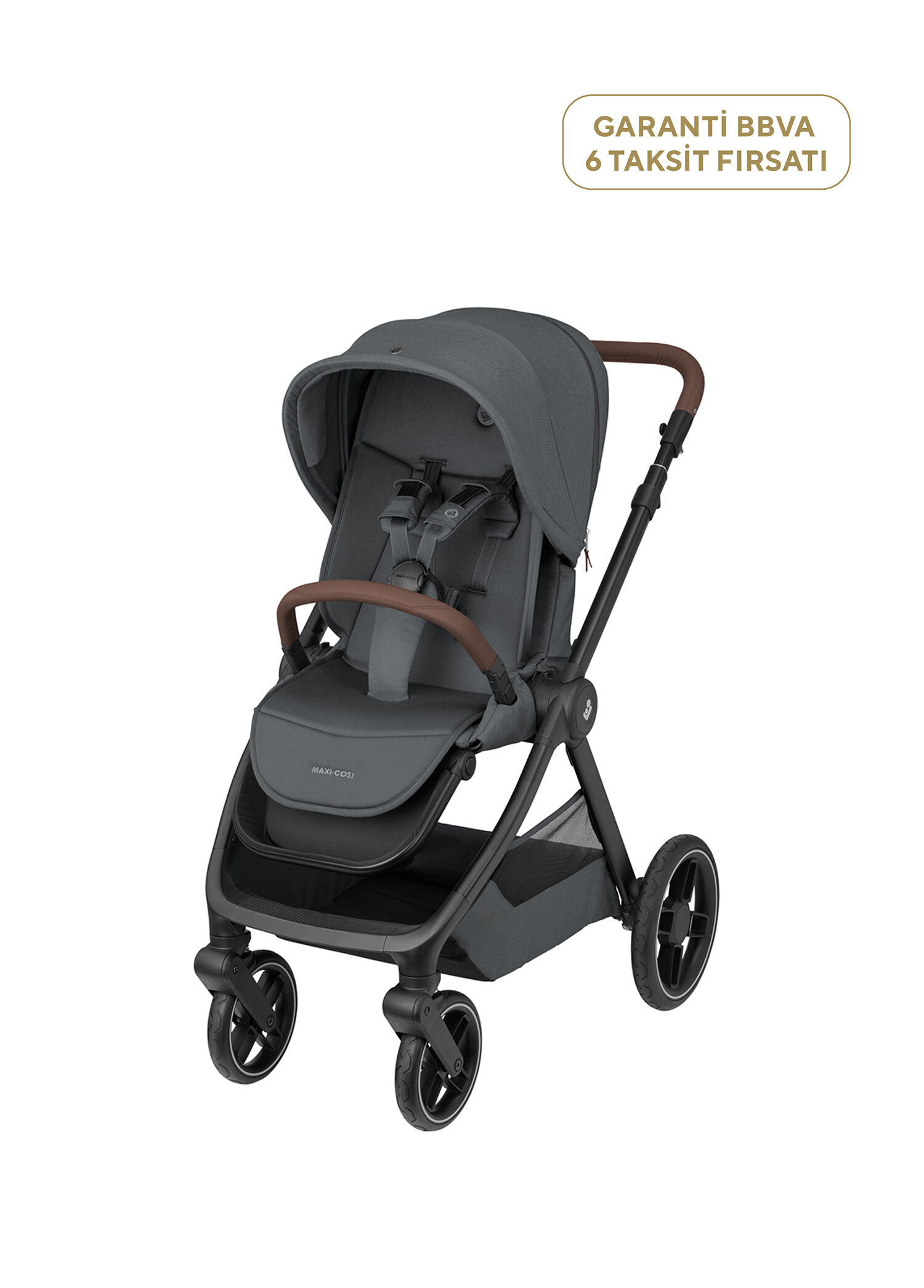 Oxford Twillic Graphite Seyahat Sistem Olabilen Bebek Arabası