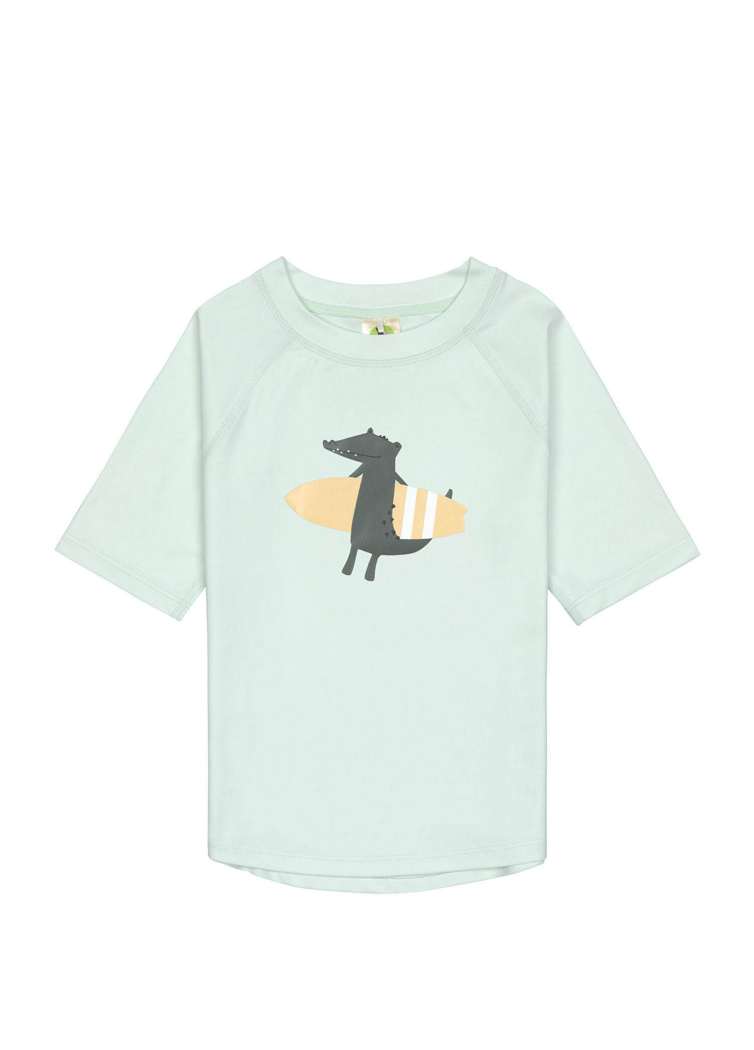 Crocodile UV Korumalı Sea Foam Kısa Kollu Erkek Çocuk T-Shirt Mayo