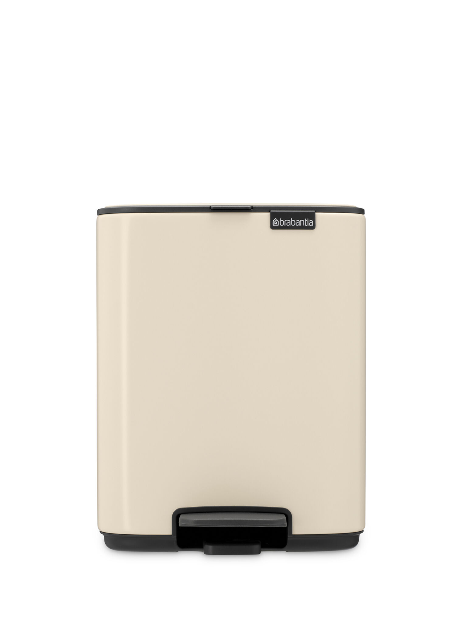 BO Soft Bej Çelik Pedallı Banyo Çöp Kutusu 7 Lt
