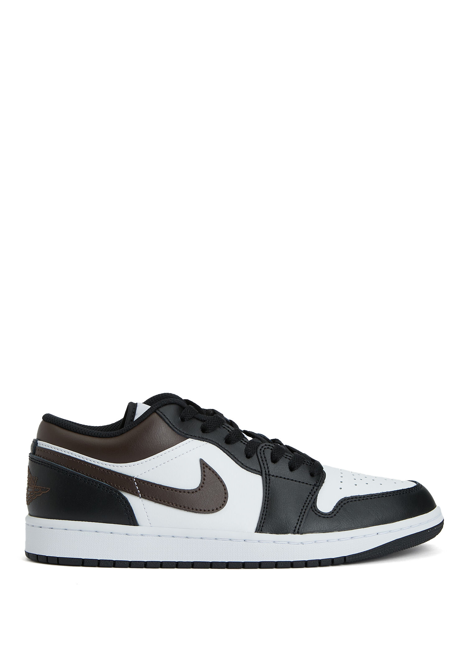 Jordan 1 Siyah Beyaz Erkek Deri Sneaker