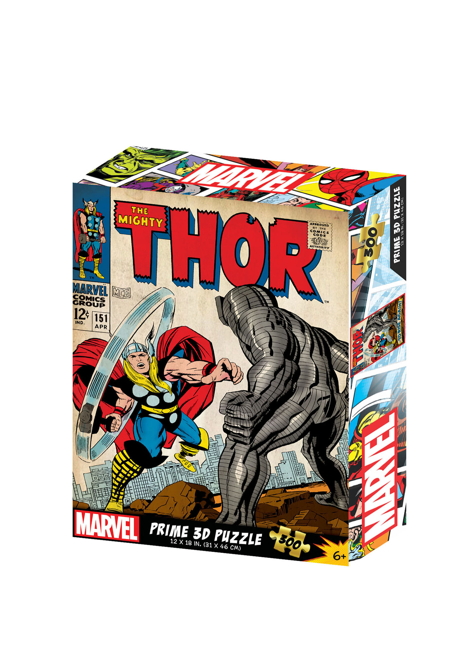 Marvel Comics Thor 300 Parça 3D Puzzle