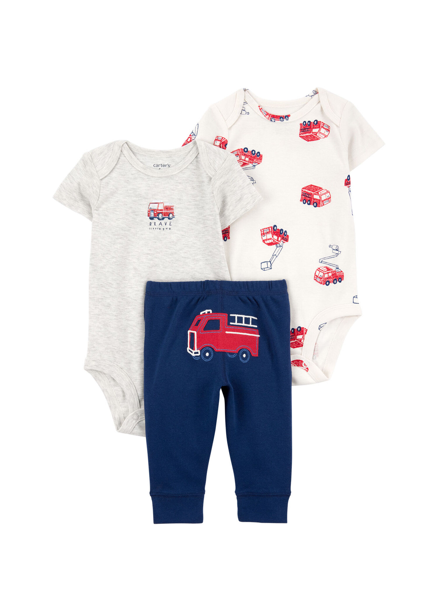 Layette Body ve Pantolon Erkek Bebek 3'lü Set