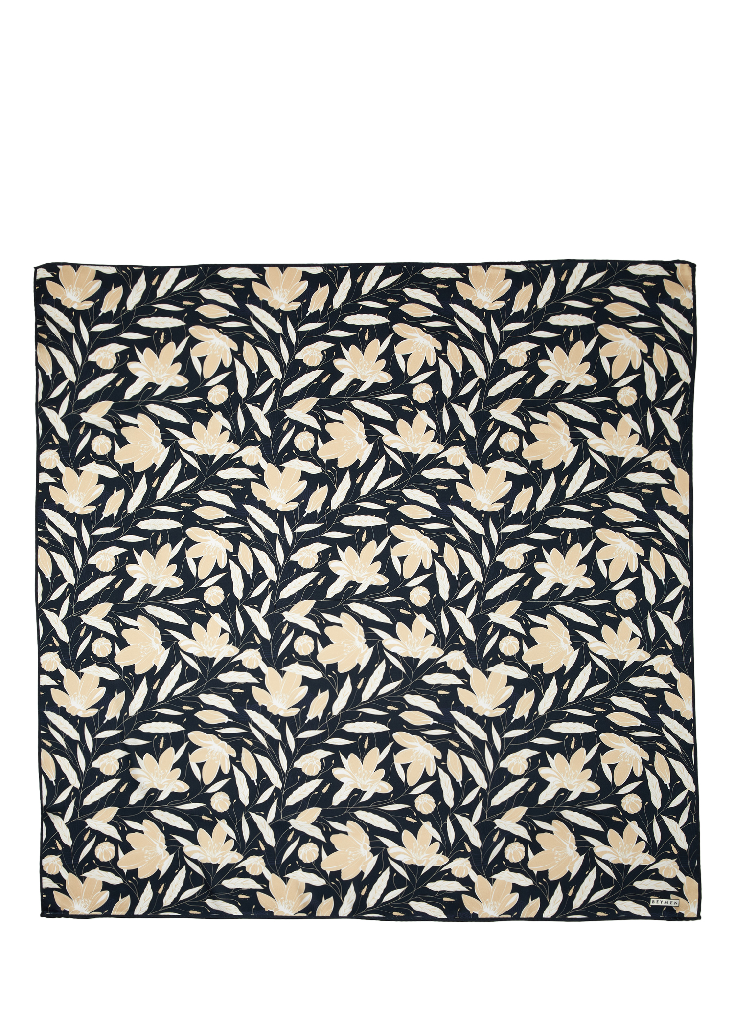 Çok Renkli 90x90 cm Twill Eşarp